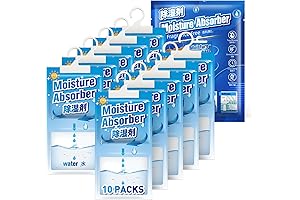 TABYIK Dehumidifier Bags for Multiple Areas, 500ml x10