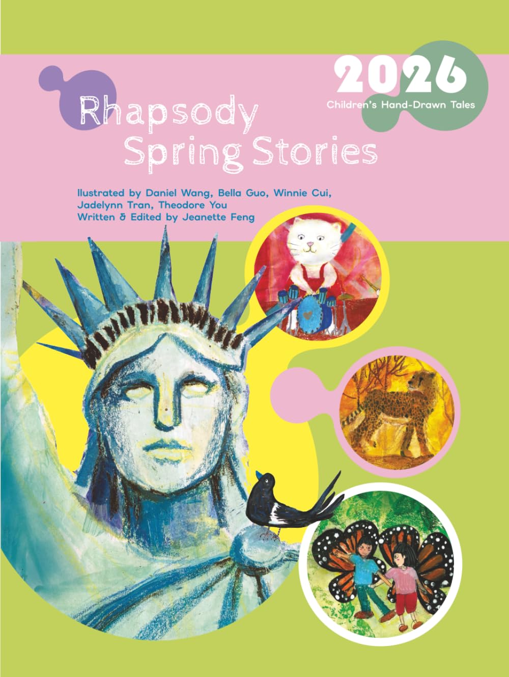 Rhapsody Spring Stories: 2026 Children's Hand-Drawn Tales      Hardcover – Large Print, January 9, 2026