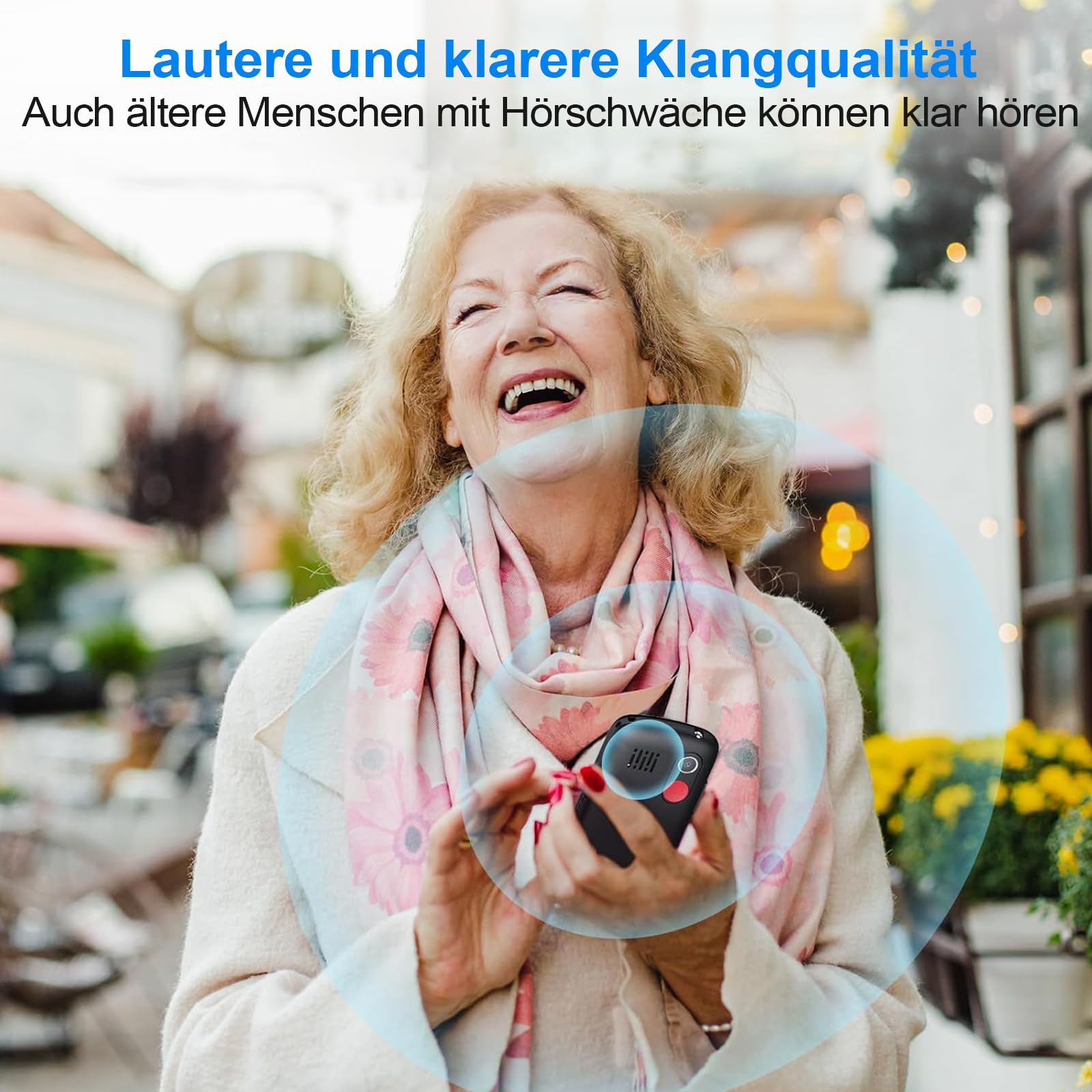 artfone 4G Seniorenhandy ohne Vertrag | SIM mit Notruftaste | Rentner Handy Große Tasten | Taschenlampe | Akku Lange Standby-Zeit | USB-C | Tastenhandy mit Ladestation | 1,77 Zoll Farbdisplay