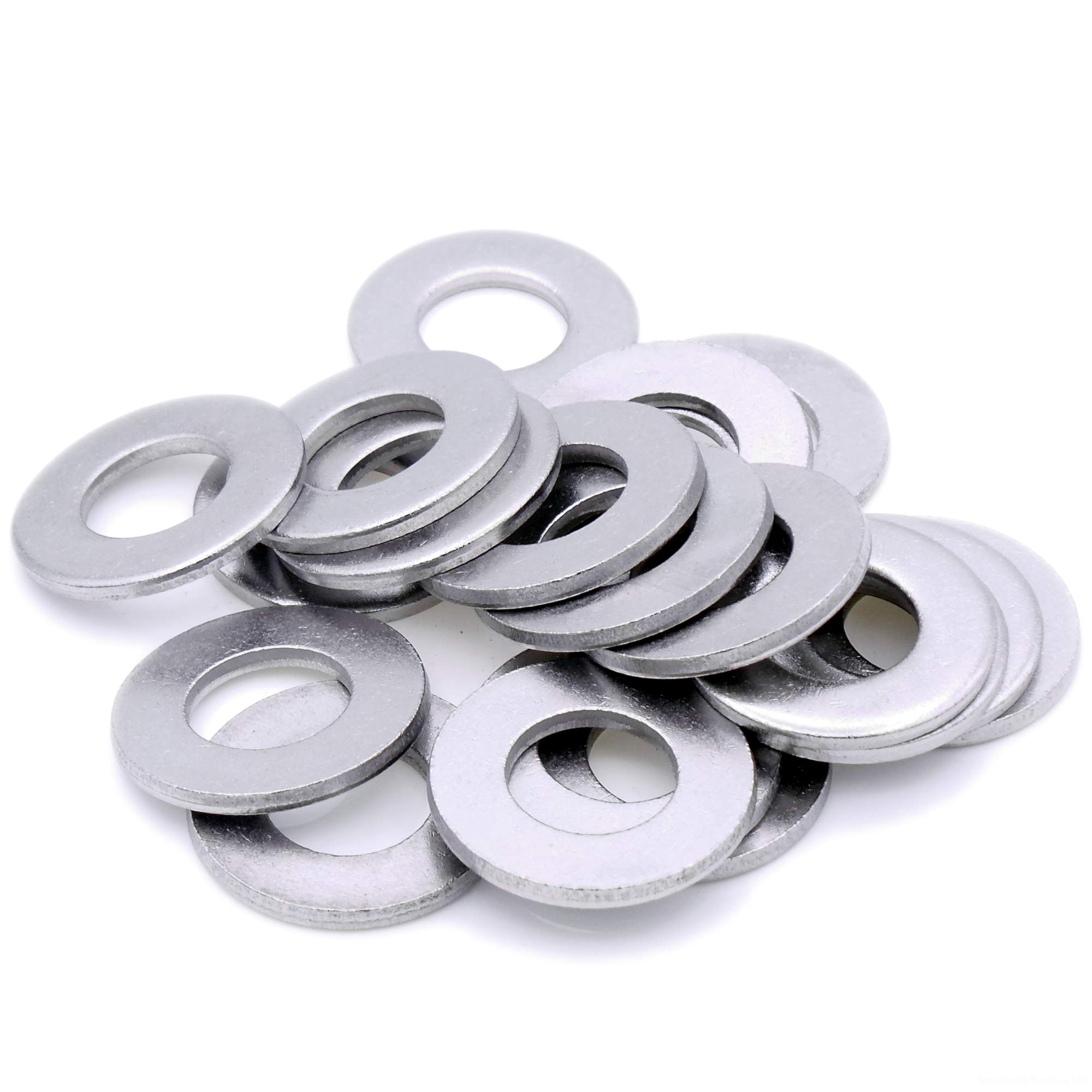 Singularity Supplies M8 (8mm) Flat Washer (Form C) - Stainless Steel (A2) (Pack of 20)
