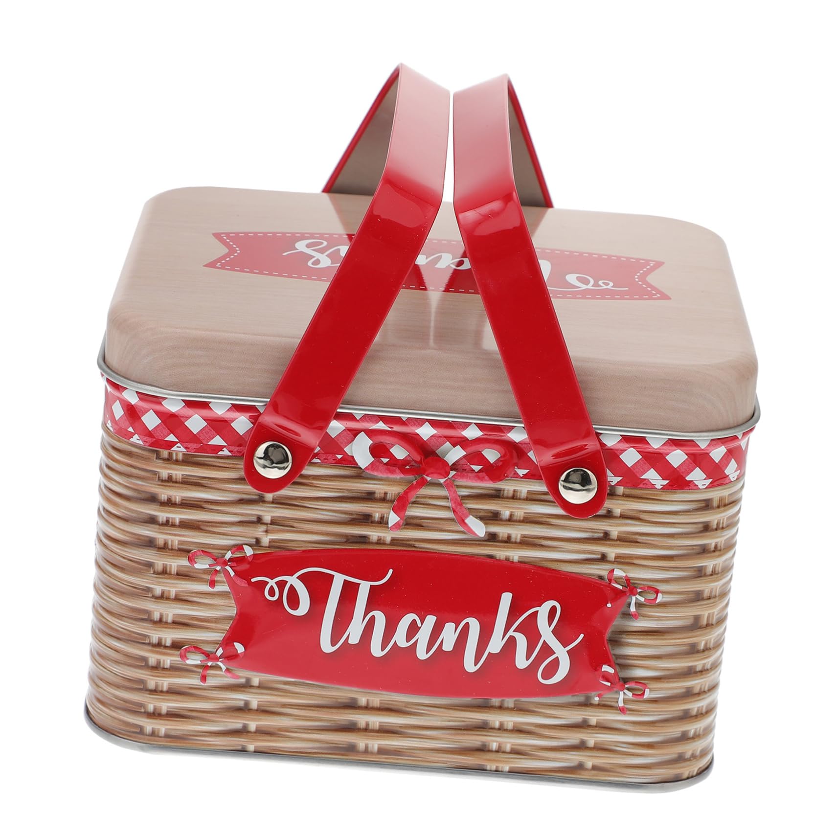 Caja grande para galletas PRETYZOOM con recipiente de tapa hermética para golosinas