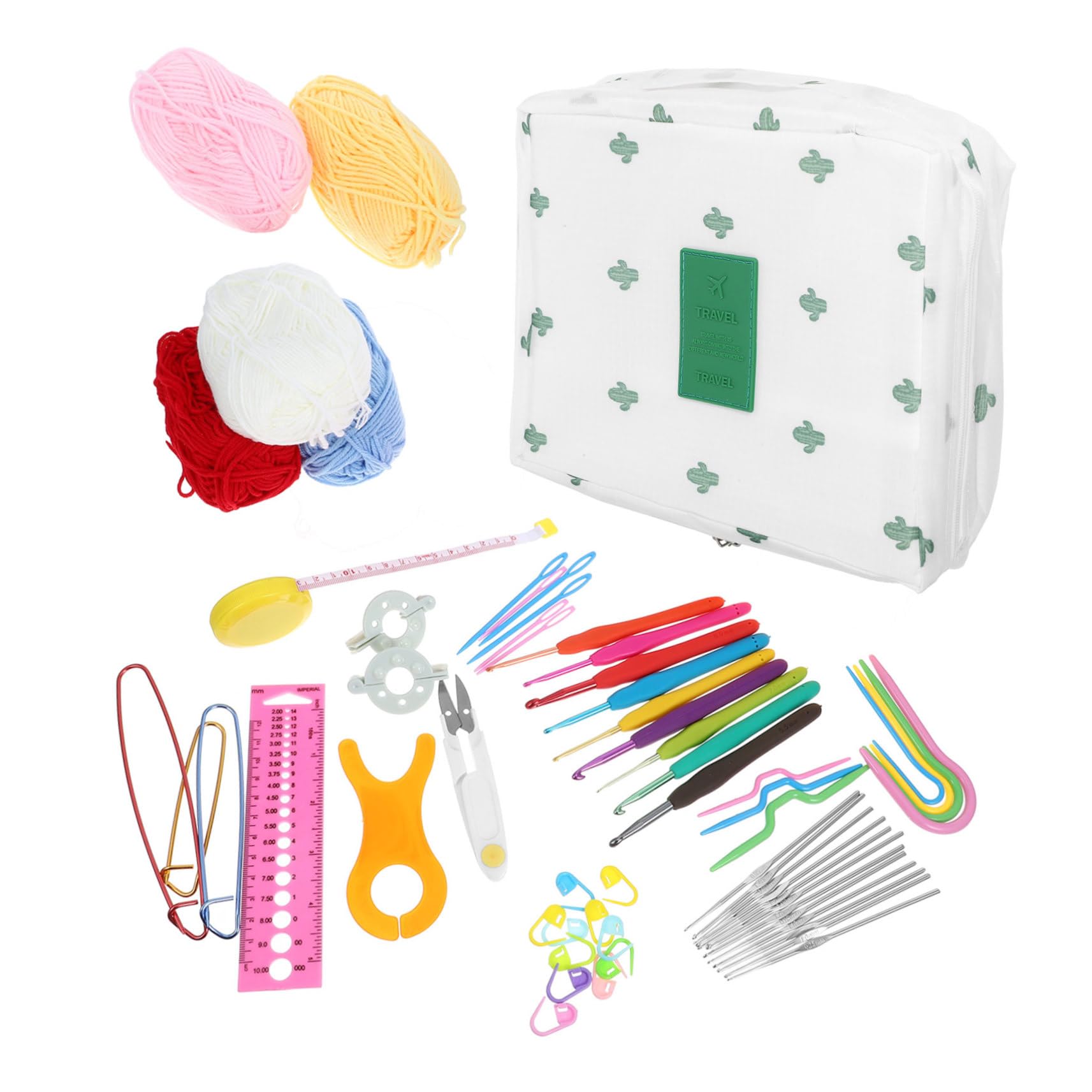 PRETYZOOM Kit Uncinetto Principianti Istruzioni, Ergonomico