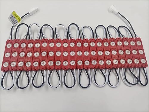 Miniatura 7 de Módulo LED de CA 110V verde 1.5W para letreros publicitarios de caja de luz de letras con cinta adhesiva trasera (paquete de 200 unidades)