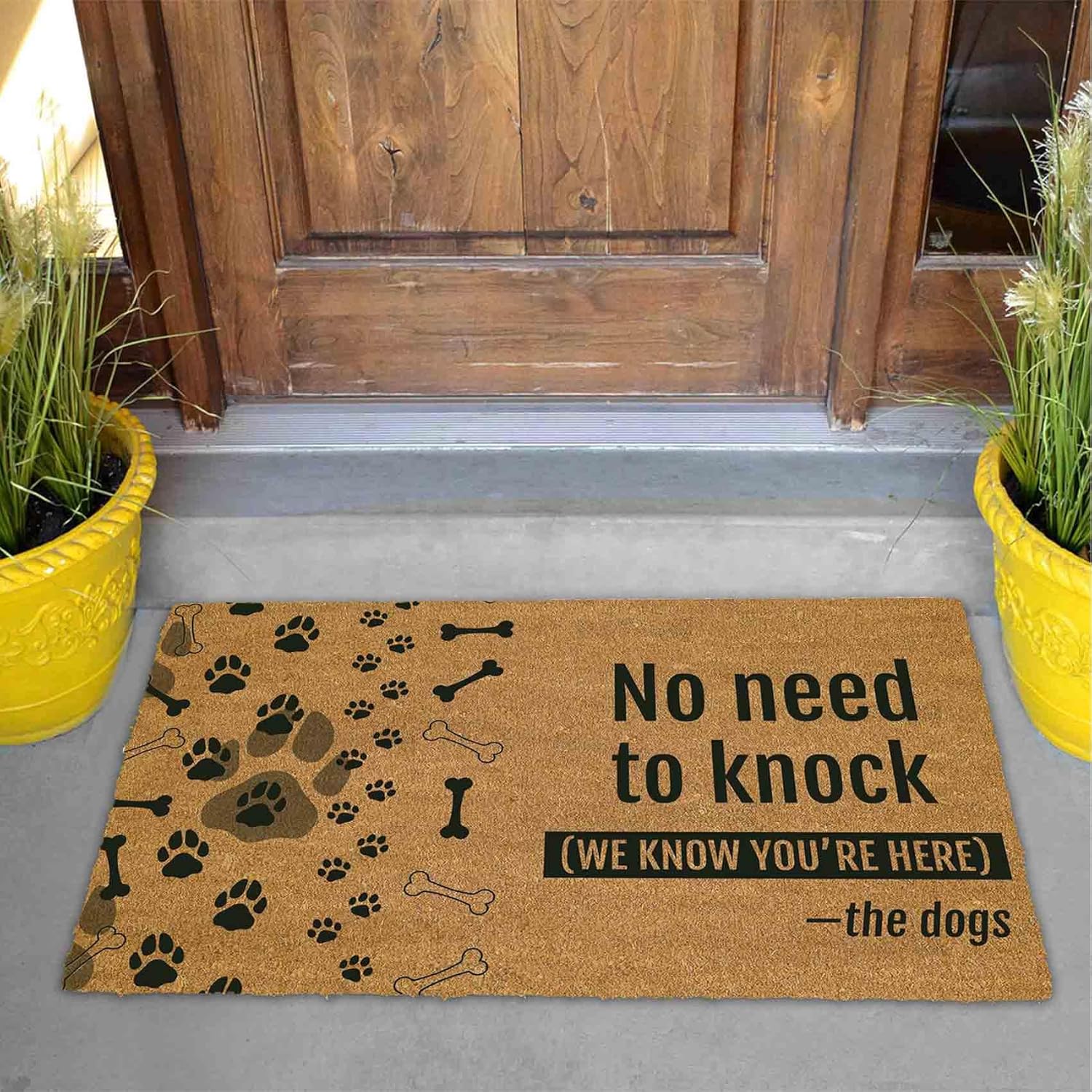 Felpudo Todos Los Huéspedes Aprobados Por Dogs Funny Masco