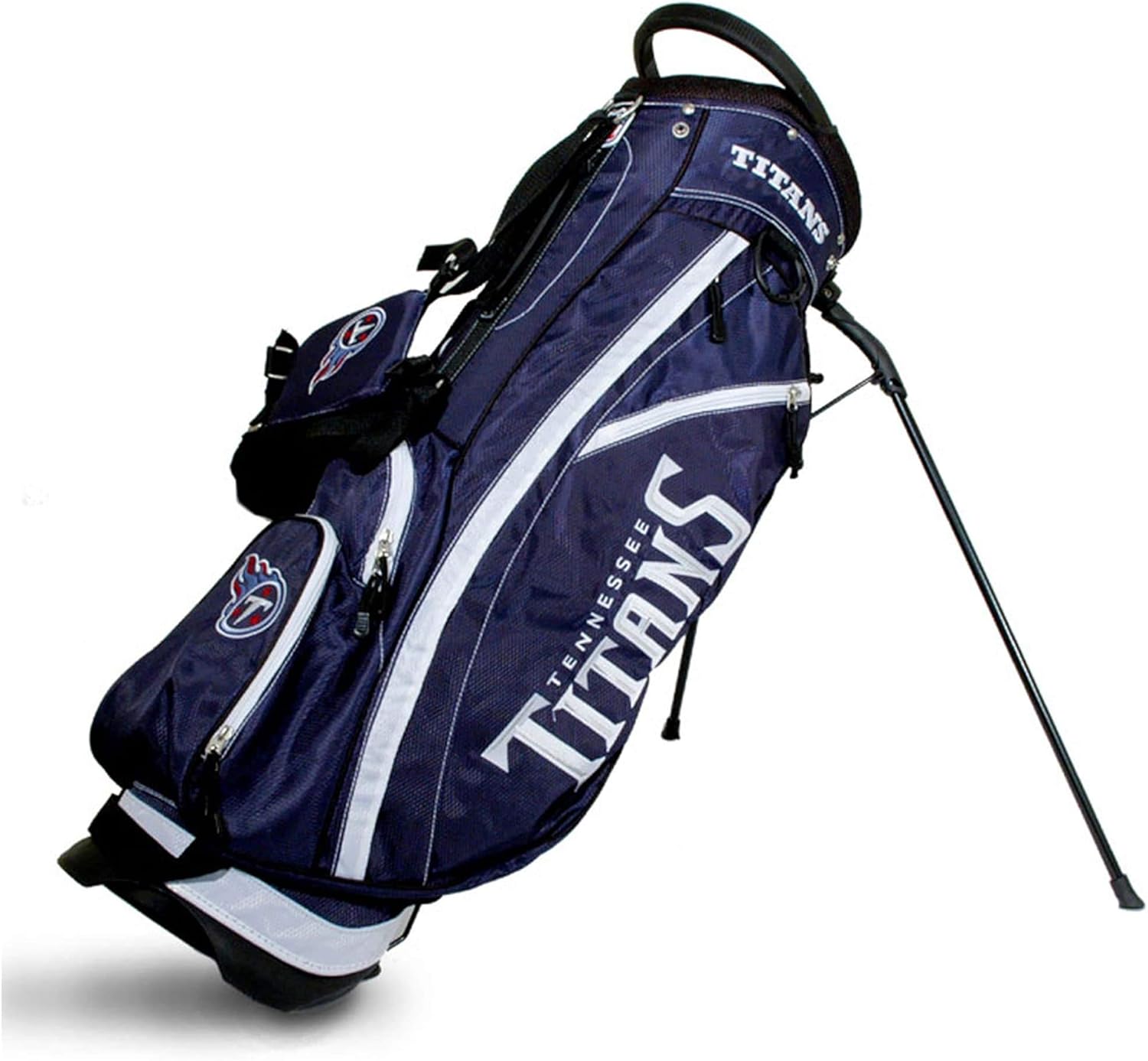 Team Golf NFL Tennessee Titans Fairway Golf Stand Bag, Lightweight, 14-way Top, Spring Action Stand, Insulated Cooler Pocket, Padded Strap, Umbrella Holder & Removable Rain Hood : Sports Fan Golf Club Bags : Sports & Outdoors