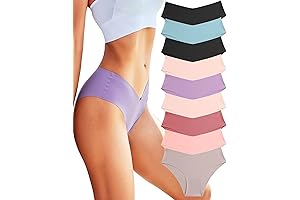 ROSYCORAL Seamless Bikini Panties for Women