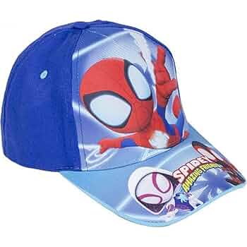 CERDÁ LIFE'S LITTLE MOMENTS Boy's Children's Cap With Spiderman Visor Blue, One Size