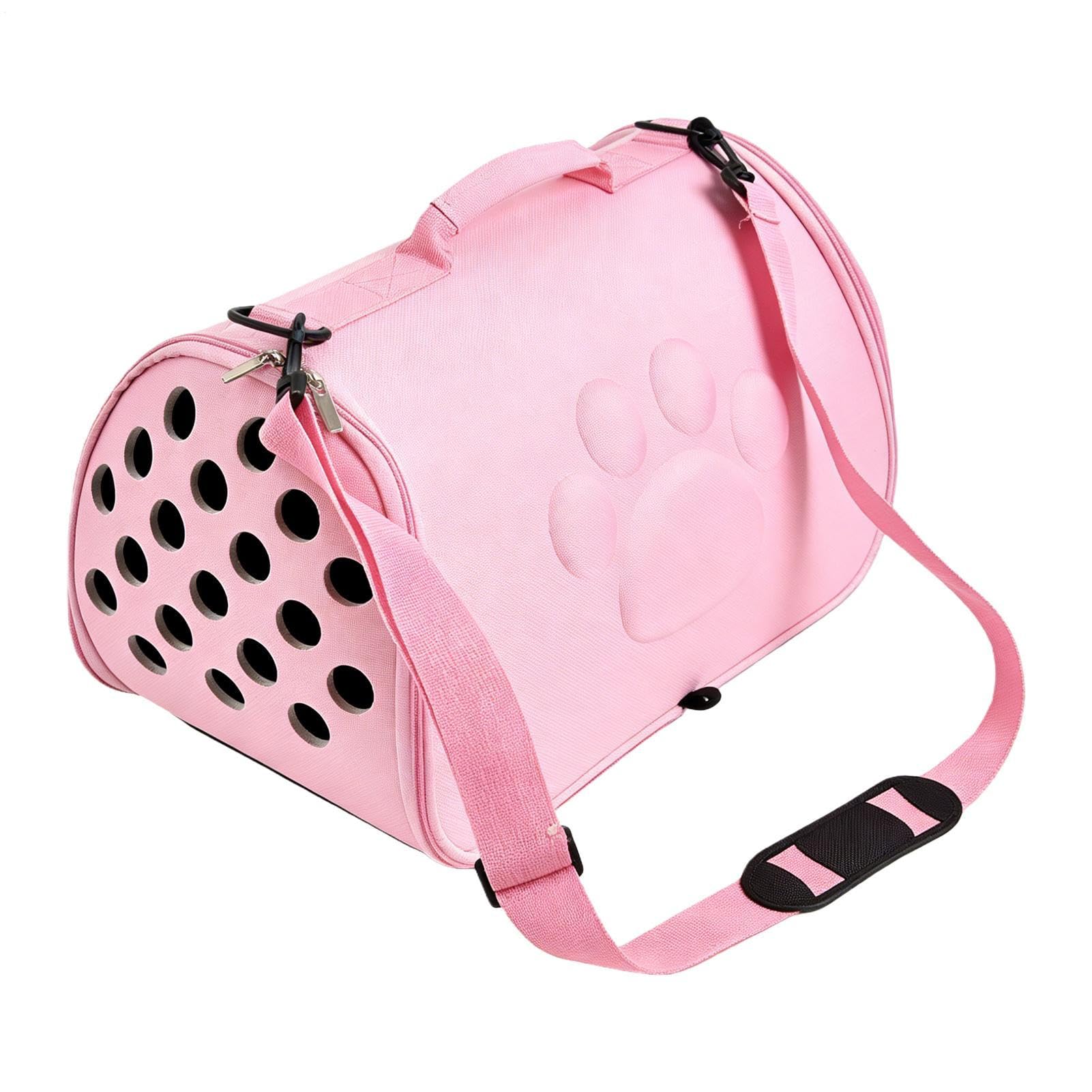 Borsa Da Viaggio Per Gatti Trasportino A Tasca Per Gatto Con Cintura A | Borsa Leggera adatta a Cuccioli e Uscite Per Viaggi Escursionismo Aereo Campeggio Veterinario
