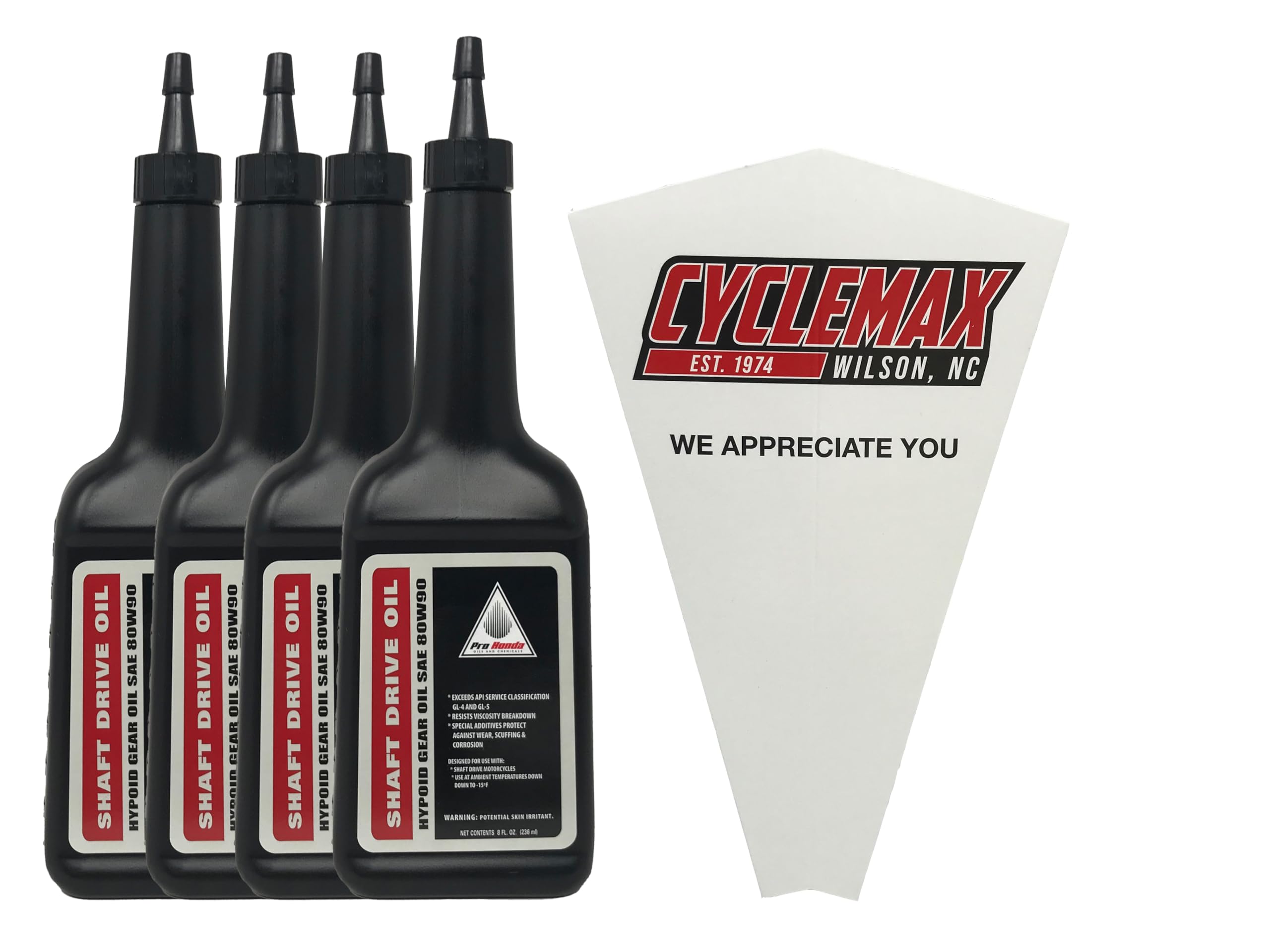 Amazon.com: Cyclemax Four Pack compatible with Honda 8oz Shaft