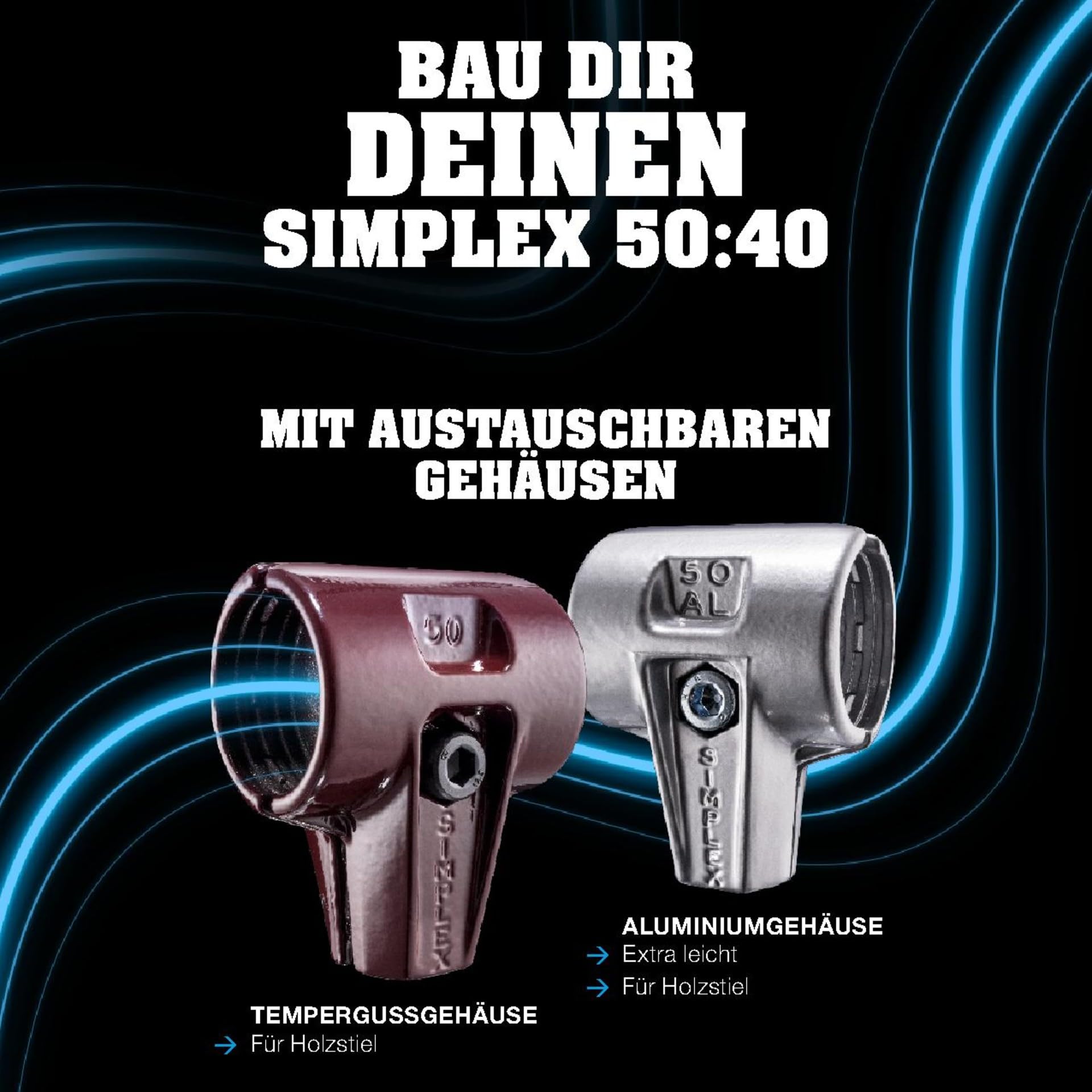 HALDER - Plusbox Schreinerarbeiten, SIMPLEX-Schonhammer, TPE-soft/Superplastik plus Konturenlehre | 3117s004