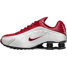 Nike Shox R4 Mens Shoes Metallic Silver/Black/Team Crimson