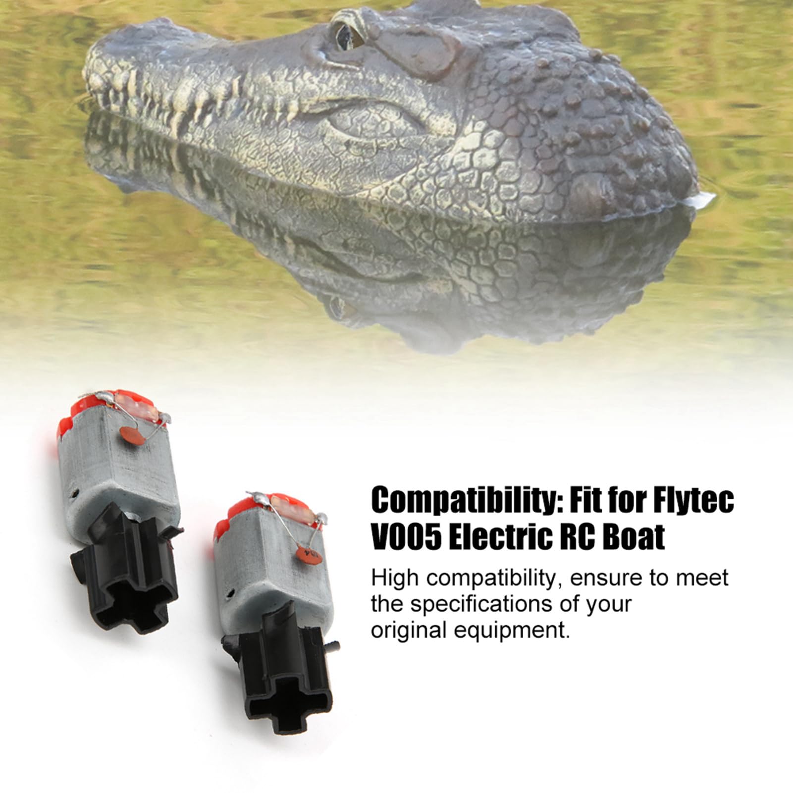 Lybunair Electric RC Crocodilian Boat Motor Propeller Accessory for V005 Electric RC Boat - Image 2