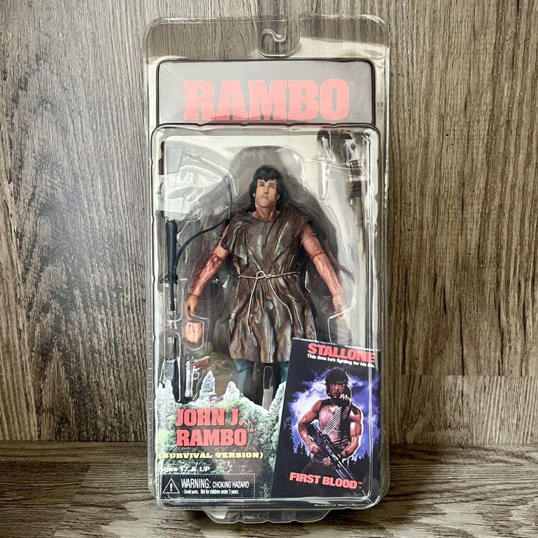 最終値下げ！新品　NECA ファースト・ブラッド　ジョン・ランボー　フィギュア 最終値下げ！新品 NECA ファースト・ブラッド ジョン・ランボー