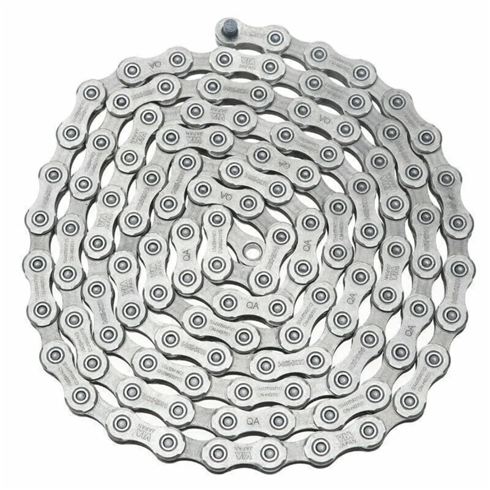Chaîne de vélo 11 vitesses - 116 maillons avec maillon rapide for vélos route et électriques