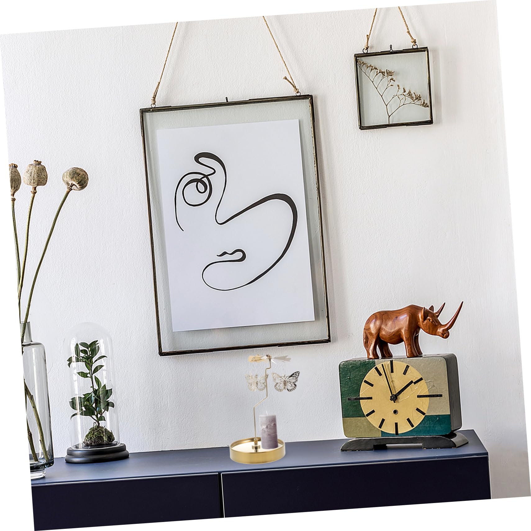 Alipis 3stücke Eleganter Edelstahl-kerzenständer Mit Tray Für Romantische Candlelight-Dinner Modernes Design Für Tischdekoration Und Stilvolle Inneneinrichtung
