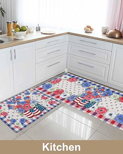 Vista 622 de Tapete de Feliz Navidad, tapete antideslizante para puerta delantera, baño, cocina, dormitorio, patio, entrada, 16 x 24 pulgadas, rojo, negro y verde