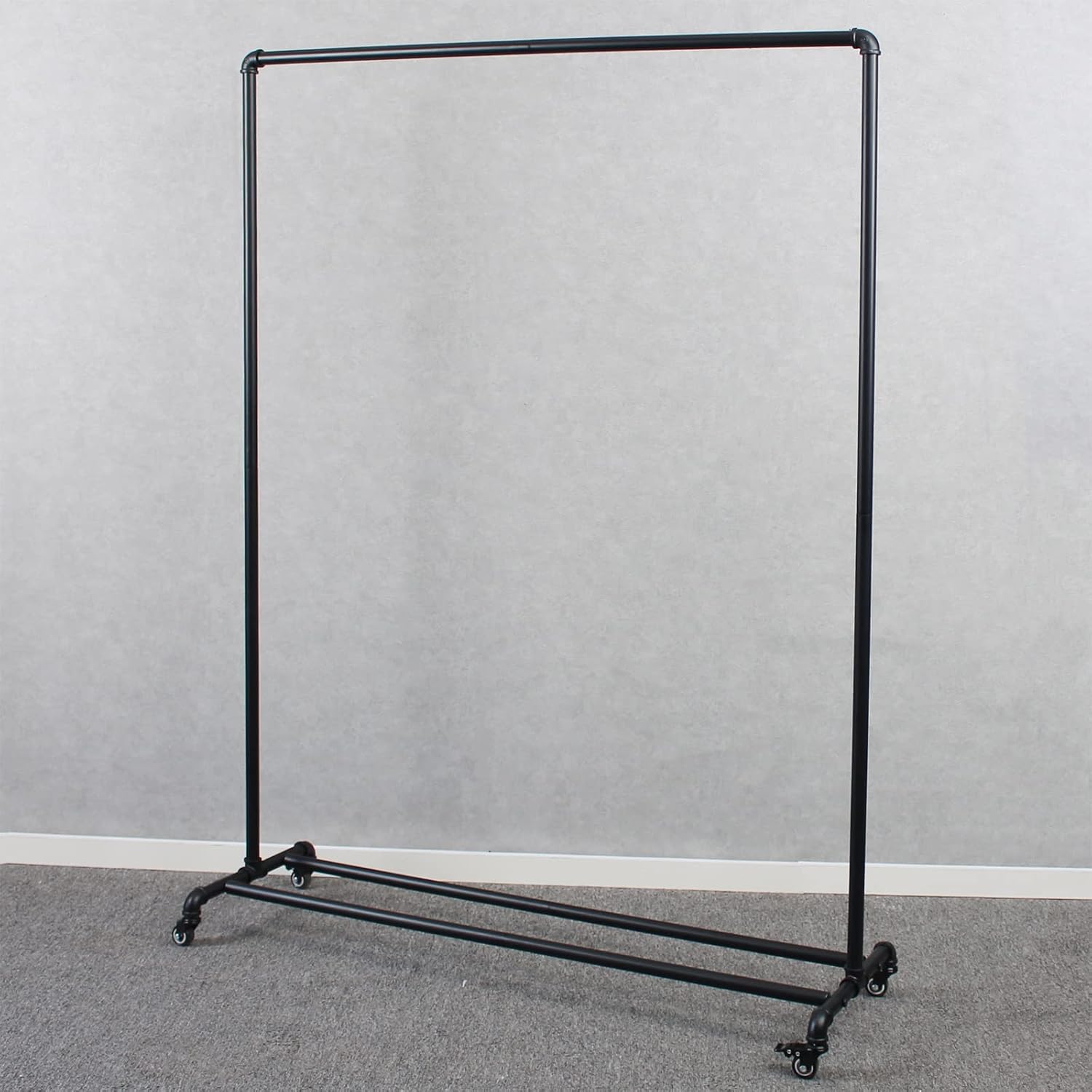 OUBITO Industrial Pipe Clothing Rack,Moden Commercial Grade Pipe Clothes Racks,Storage Rack,Hanging Clothes Retail Display Rack,Heavy Duty Steampunk Garment Racks