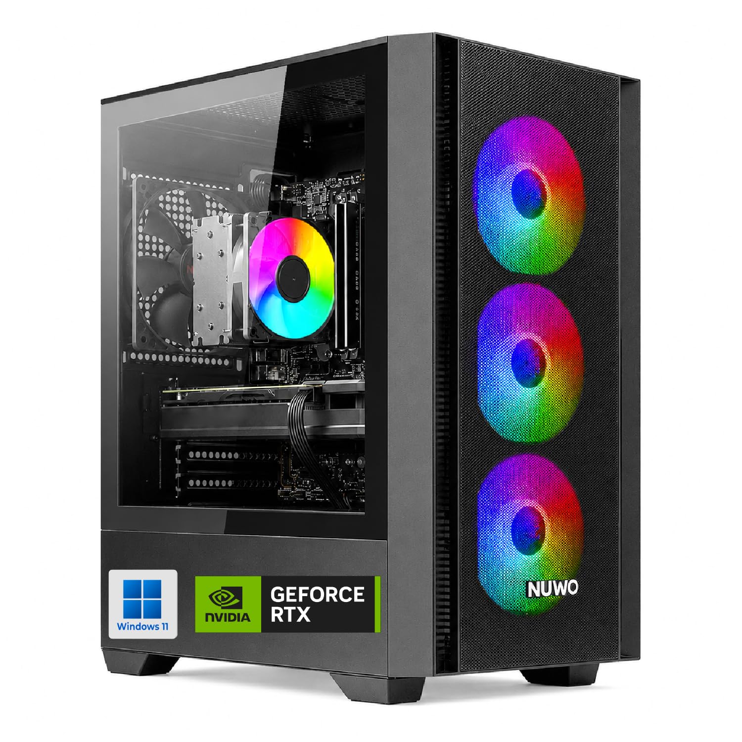 Nuwo PC Gaming Desktop i7, GTX 1660 Super 6GB GDR6, RAM 32GB DDR4, SSD 1TB | WiFi, Windows 11 Pro, Computer Fisso Completo per Gioco