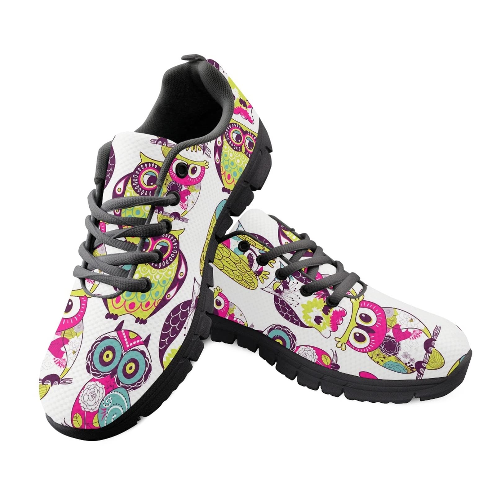 Scarpe da ginnastica divertenti per cani e gatti da donna, in rete traspirante, a strisce etniche da uomo, con memory foam