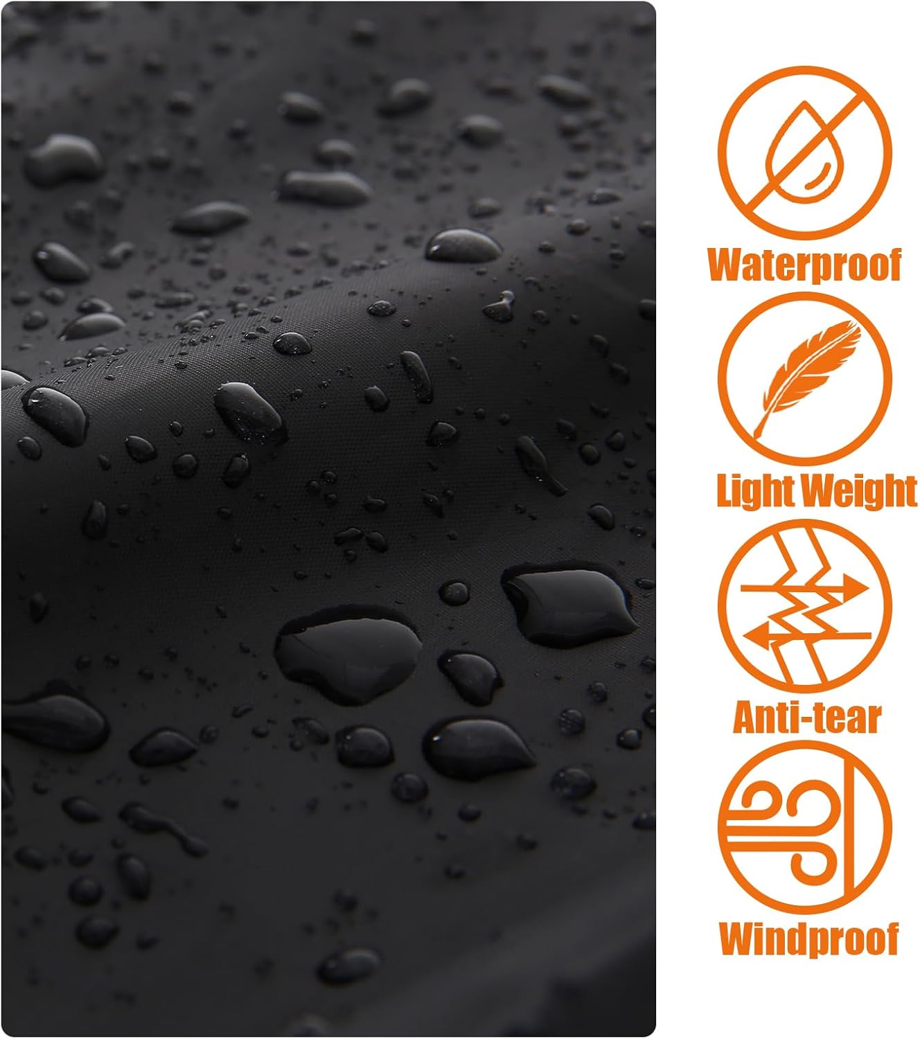 Rain Suit for Men Women Waterproof Rain Gear Jacket Pants Heavy Duty Raincoat for Outdoor Golf Fishing - Image 6