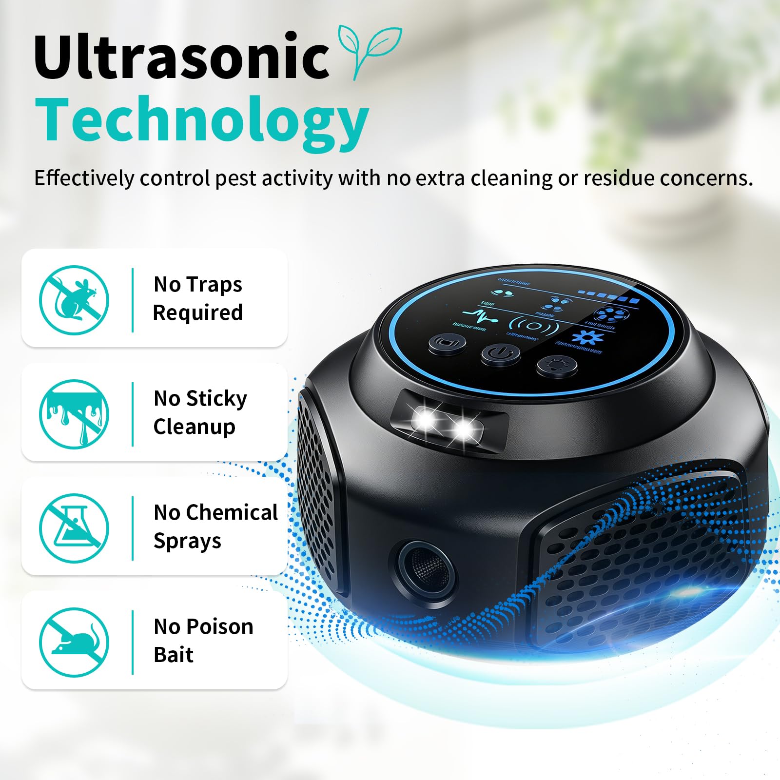 Ultrasonic Pest Repellent - Keep Rodents Away -4