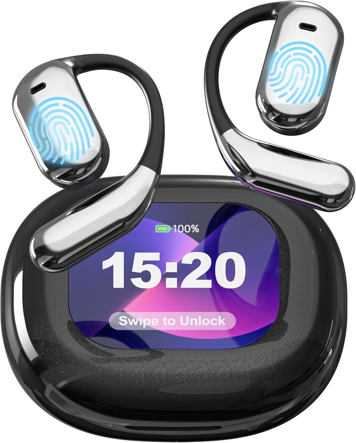 Real Time Language Translator Earbuds, AI Language Translator Earphone 3-in-1 Accents & Long Battery Life Translation Earbuds TWS 144 Languages & 8 Offline for Travel Business,Black