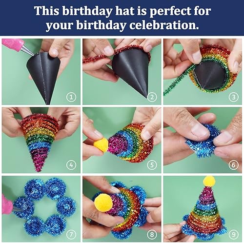 Miniatura 6 de Limpiadores de tuberías, limpiadores de tuberías para manualidades, manualidades, suministros de manualidades, suministros de arte (1000 limpiadores