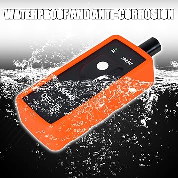TPMS Relearn Tool for GM Auto Tire Pressure Monitor Sensor, TPMS System Programming Training Tool, Tire Pressure Scan Monitor Sensor Activation Reset Tool for Most Vehicles (Orange)