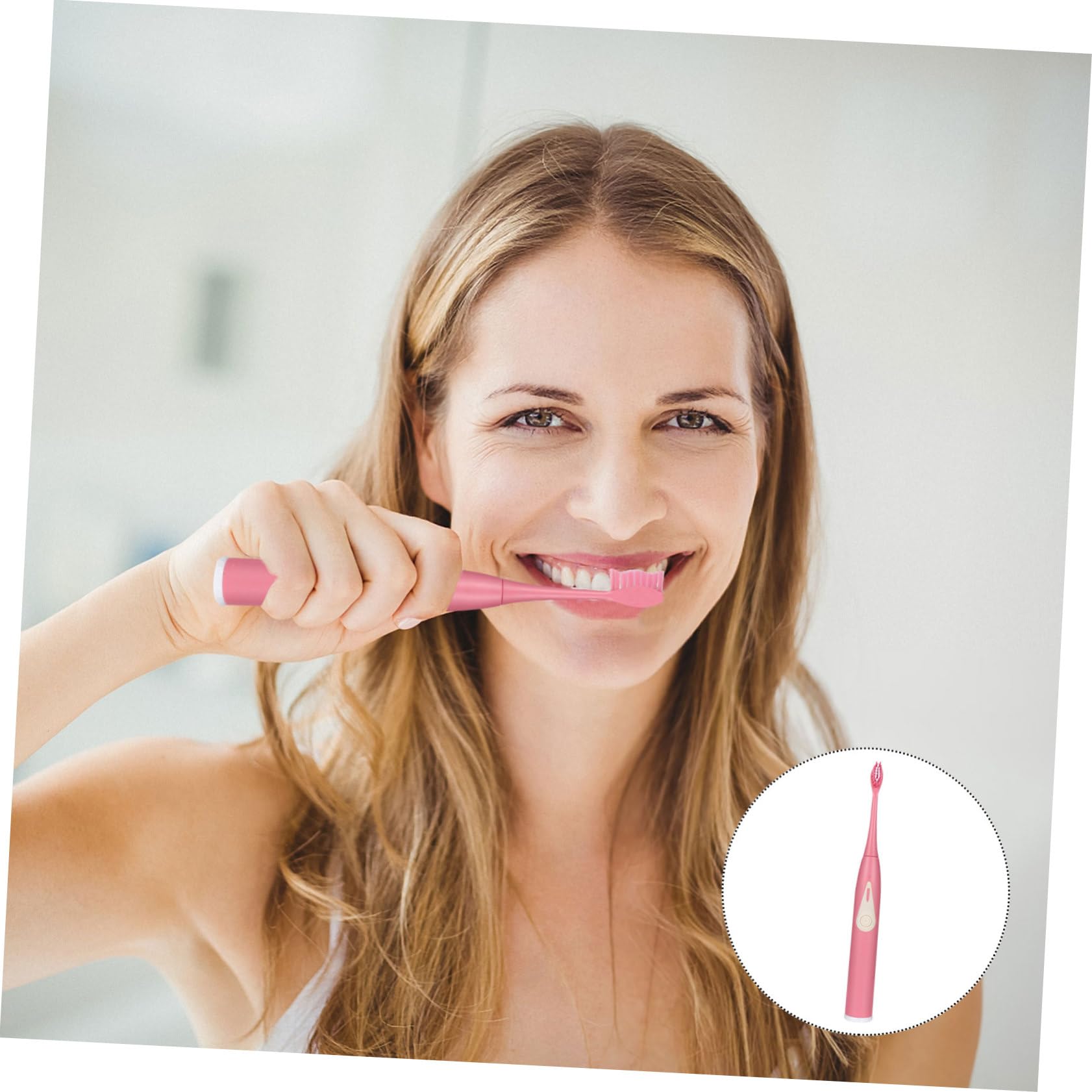 KOMBIUDA Toothbrush Boys and Girls Electric Toothbrush Practical Teeth Brush for Adults