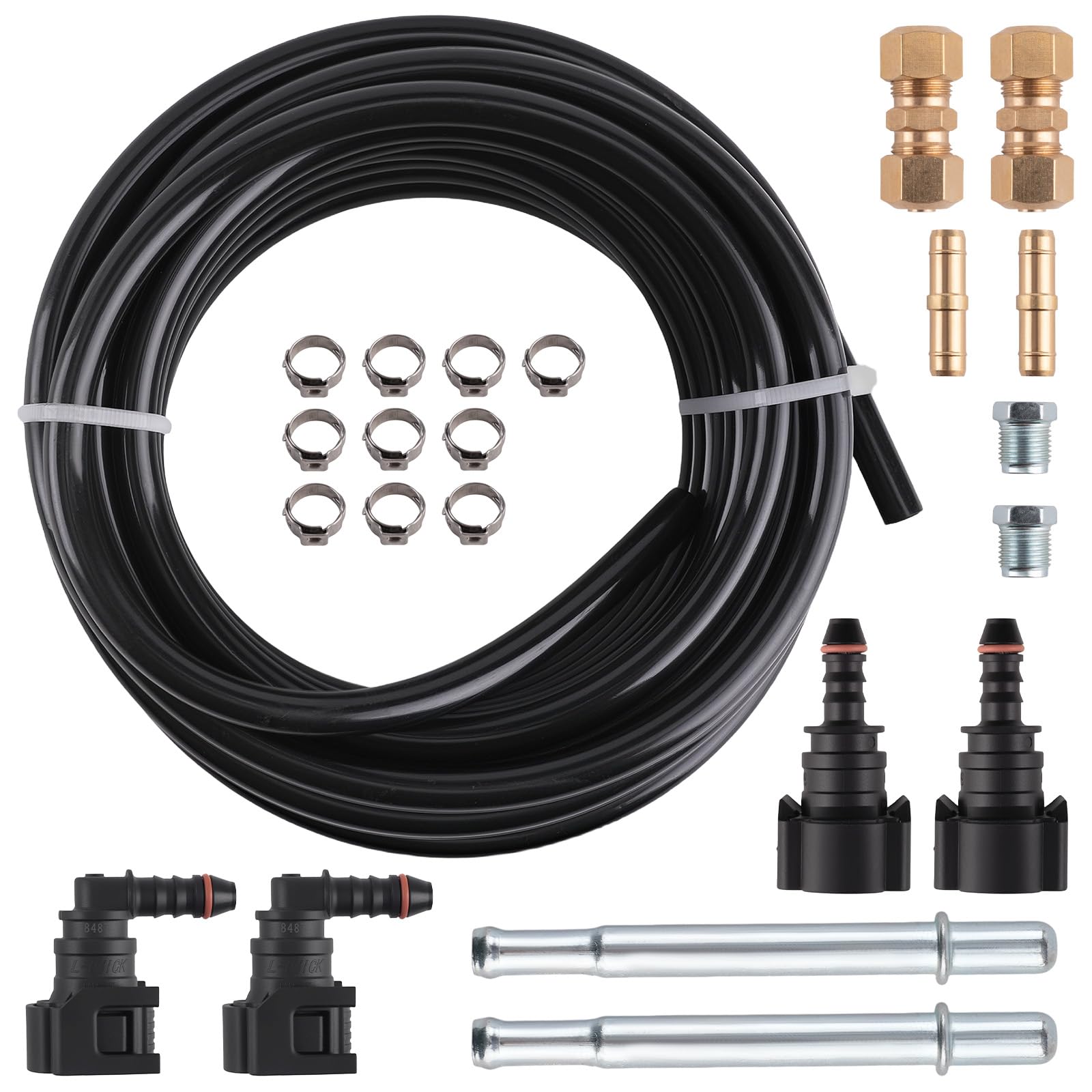 Línea de combustible de 3/8 maXpeedingrods manguera de repuesto automotriz de 25 pies y 10 mm