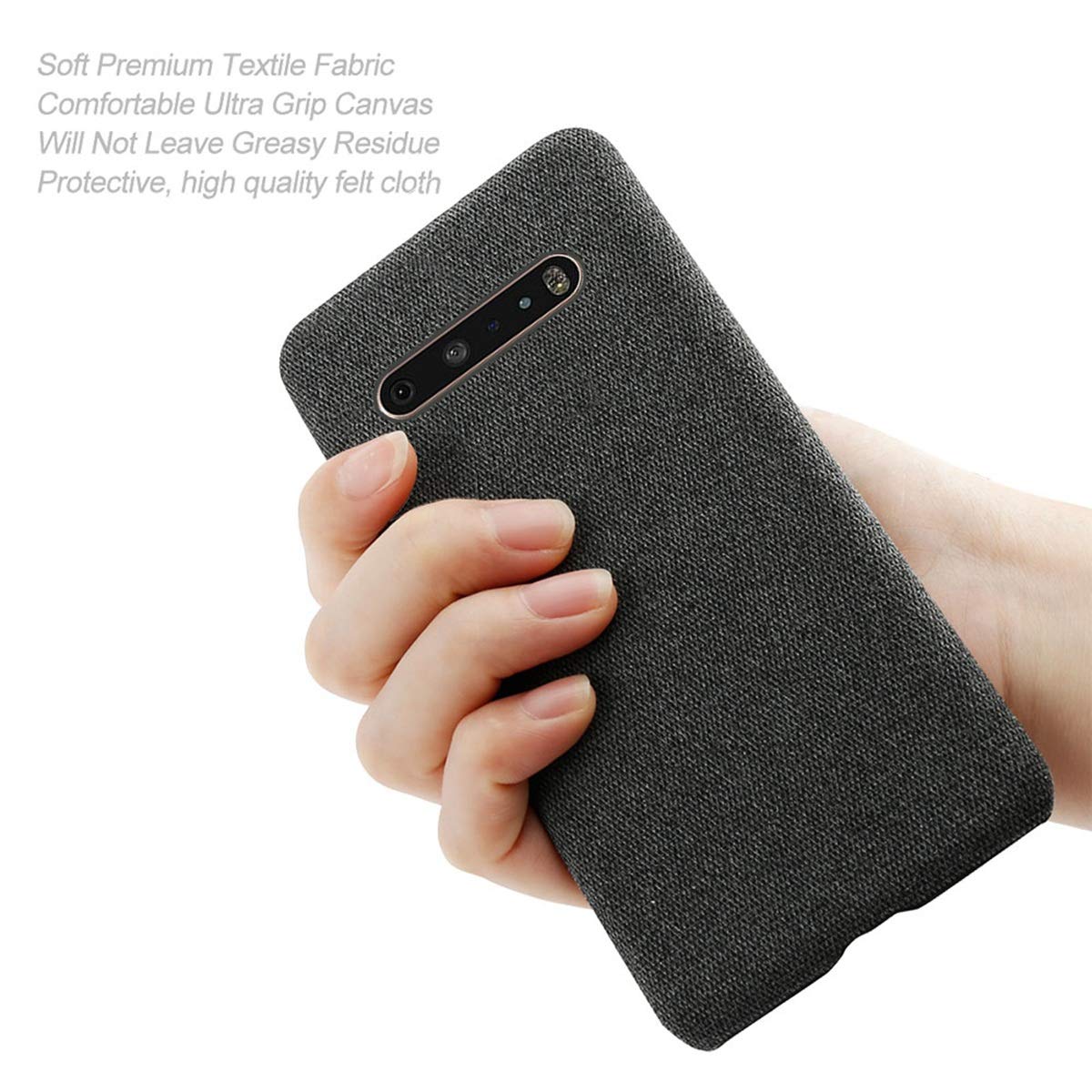 Custodia Morbida In Silicone TPU Per LG V60 ThinQ 5G: Sottile, Antiscivolo, Antiurto, Colore Blu