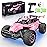 kolegend Remote Control Car for Girls 50+min Monster Trucks 20km/h 1:12 Scale 13 Inch All Terrains RC Truck with Flashing Chassis Lights Gift Toys for Girls Kids Boys