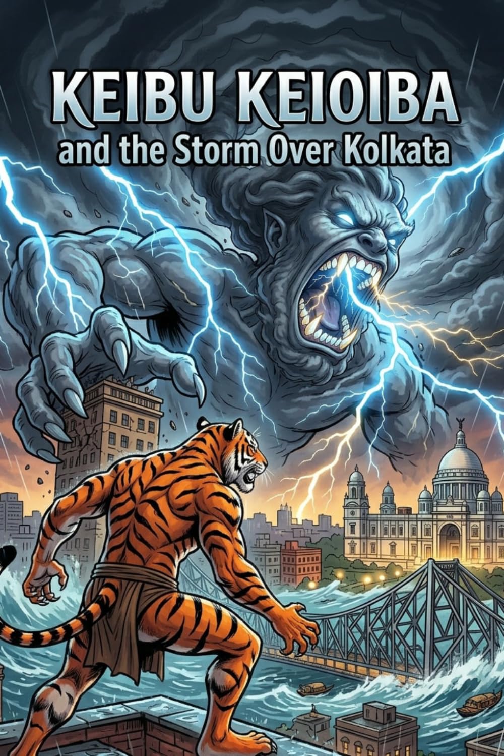Keibu Keioiba and the Storm Over Kolkata: A Tale of Courage, Agility, and the Gentle Beast (Keibu Keioiba by Little Lane)