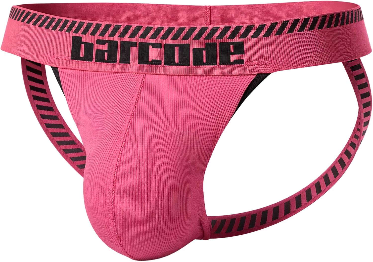 Barcode Berlin - Mens Underwear - Kavan Jockstrap Pink-Black
