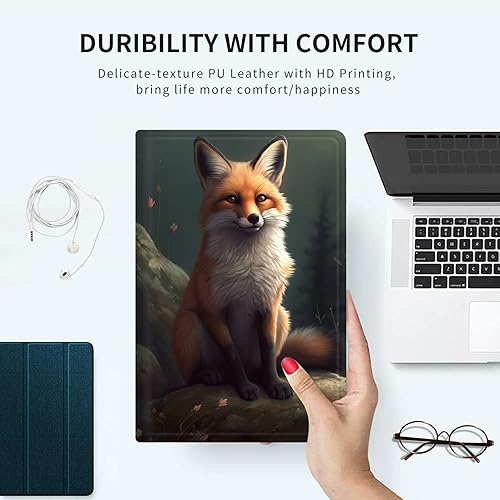 Vista 24 de Funda para Kindle de 6 pulgadas (11.ª generación, versión 2024/2022) delgada de piel sintética, ajustable, multiángulo, Smart Shell con función