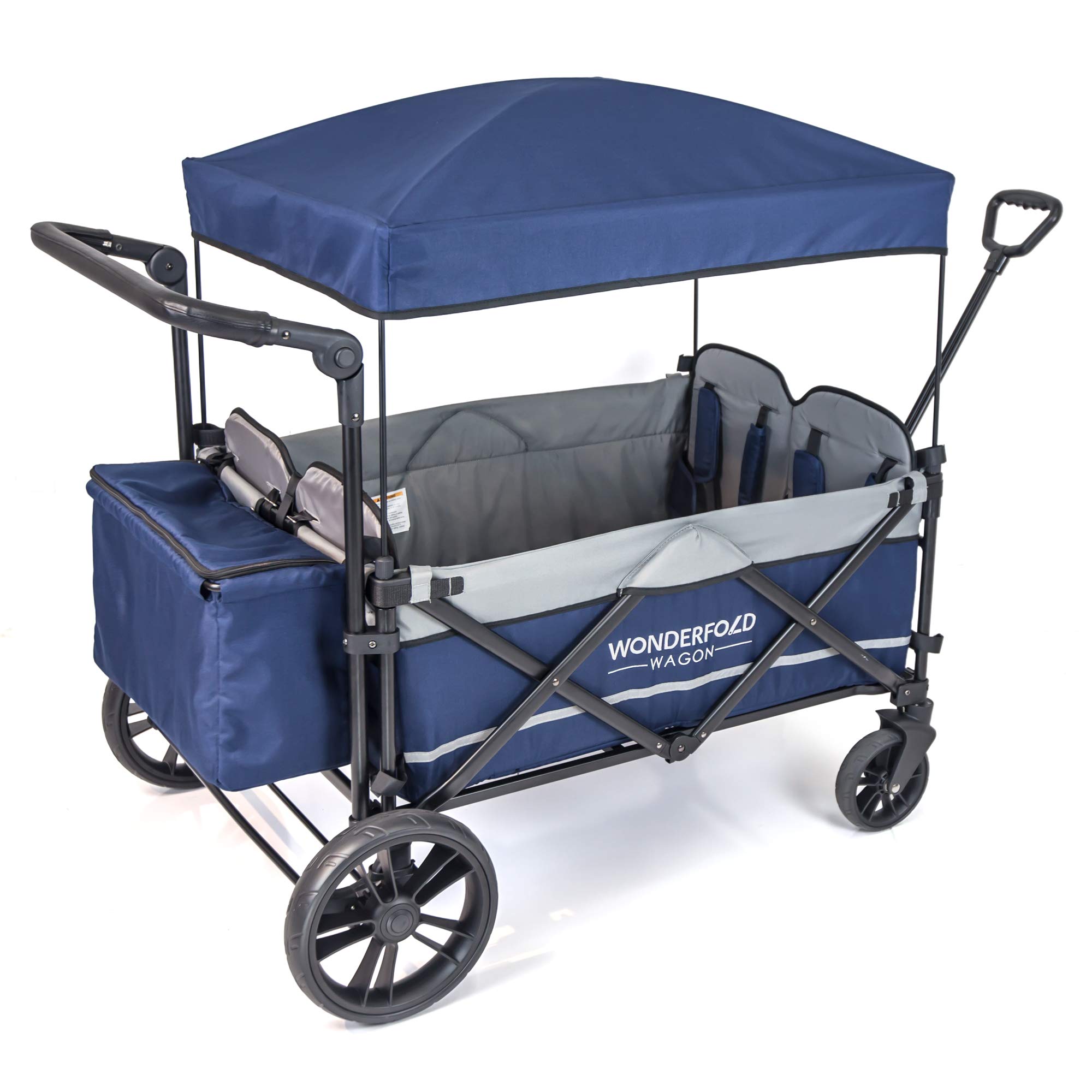 Buy WonderFold X4 Push & Pull Quad Stroller Wagon (4 Seater) Featuring