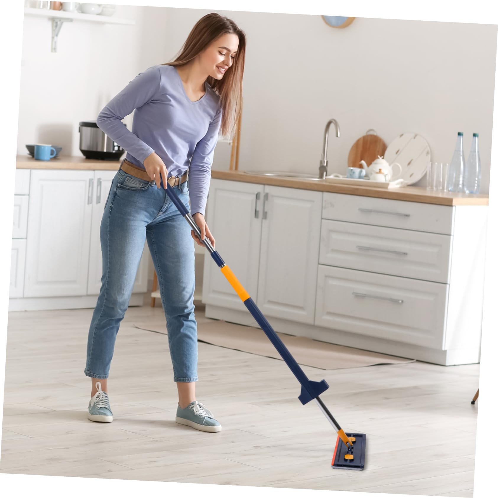 Didiseaon Panno Piatto Non Lavabile per Pavimenti Cuscinetti per Casa dei Pavimenti