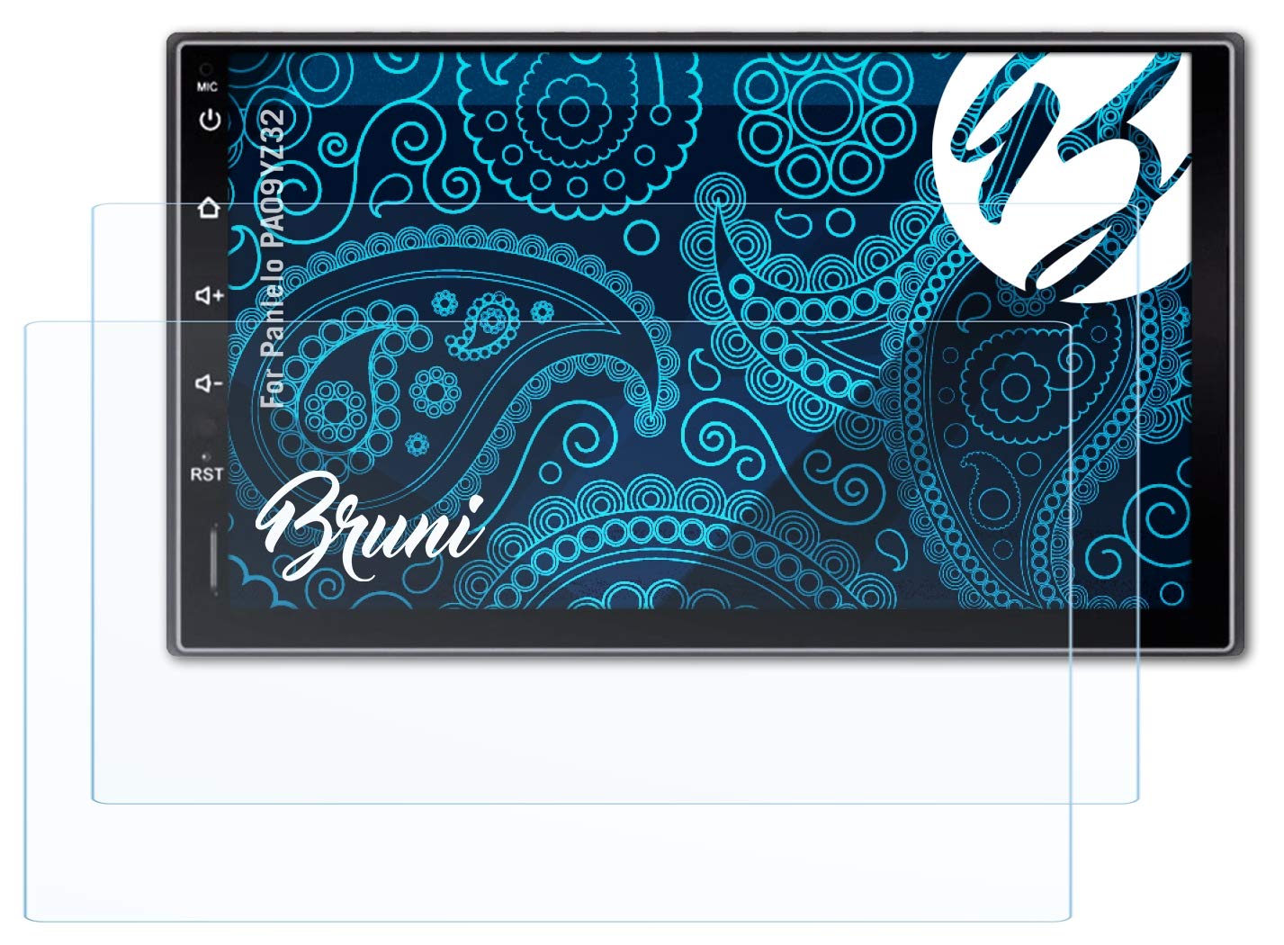 BruniBruni Screen Protector compatible with Panlelo PA09YZ32 Protector Film, crystal clear Protective Film (2X)