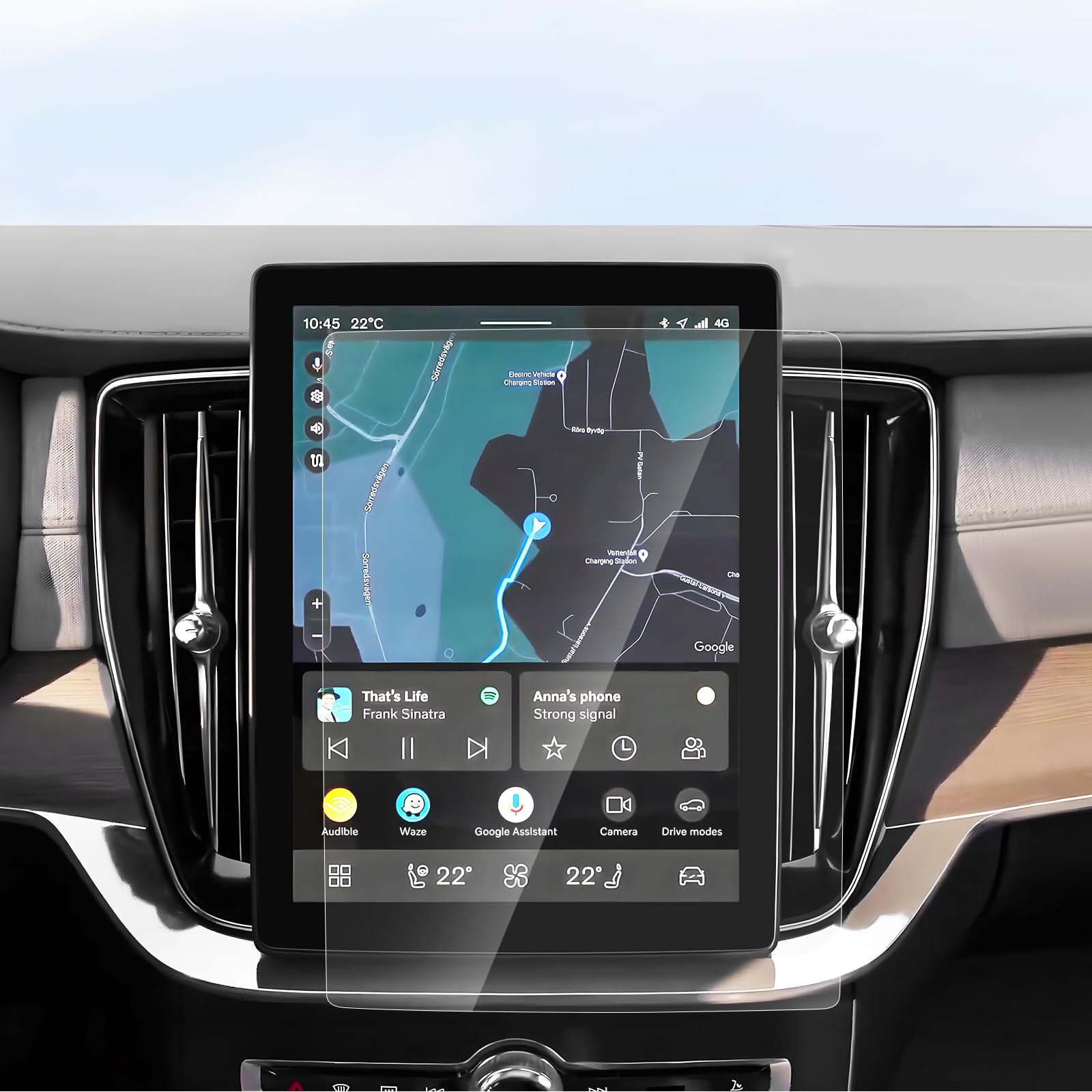 CDEFG 2PCS For Volvo XC90 2025 Screen Protector, 11.2 Inch Touchscreen Accessories Nano Film - View #10