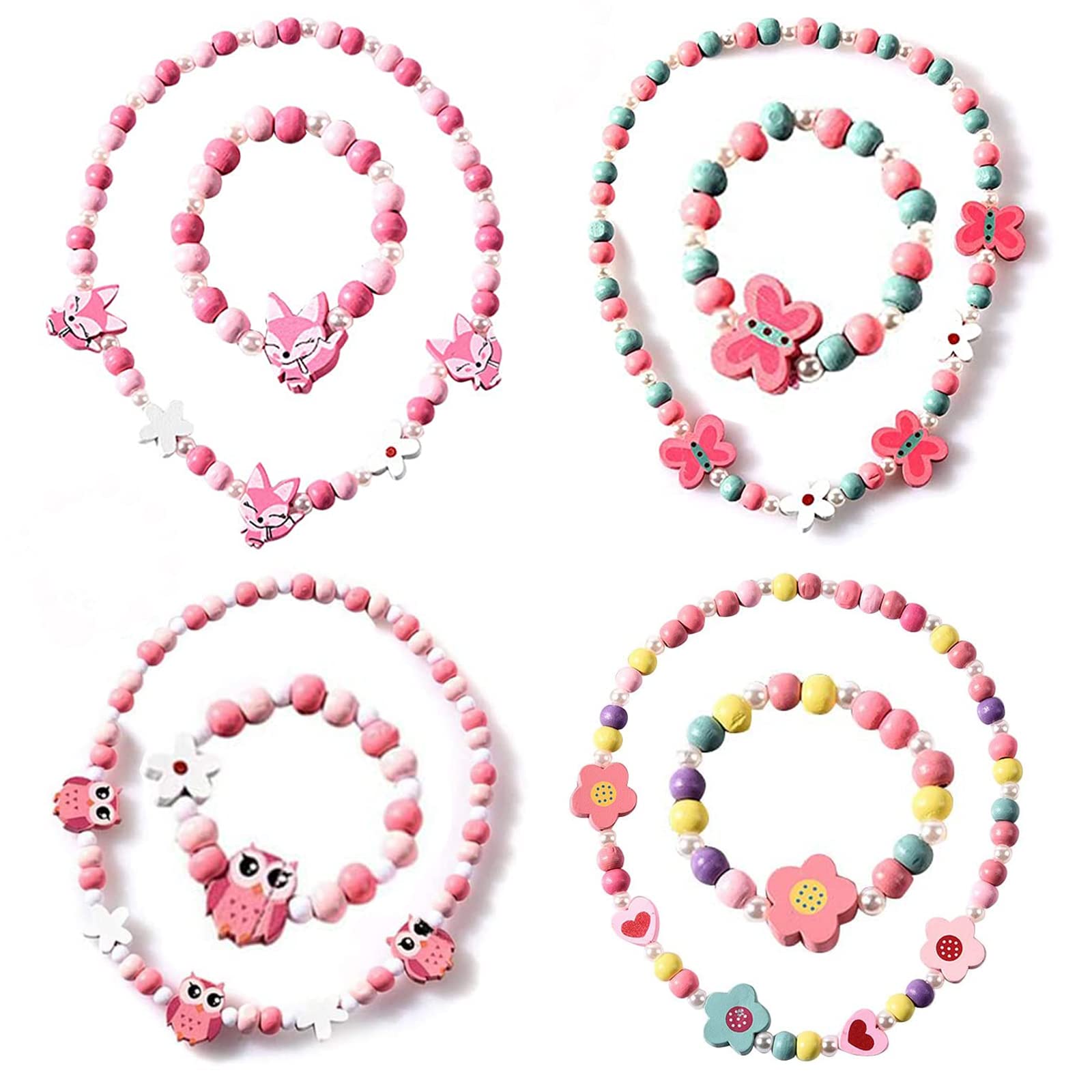 MEMOFYND Sac Bandoulière Licorne + 6 Accessoires – Set Bijoux Princesse Pour Enfants, Anniversaire & Fêtes