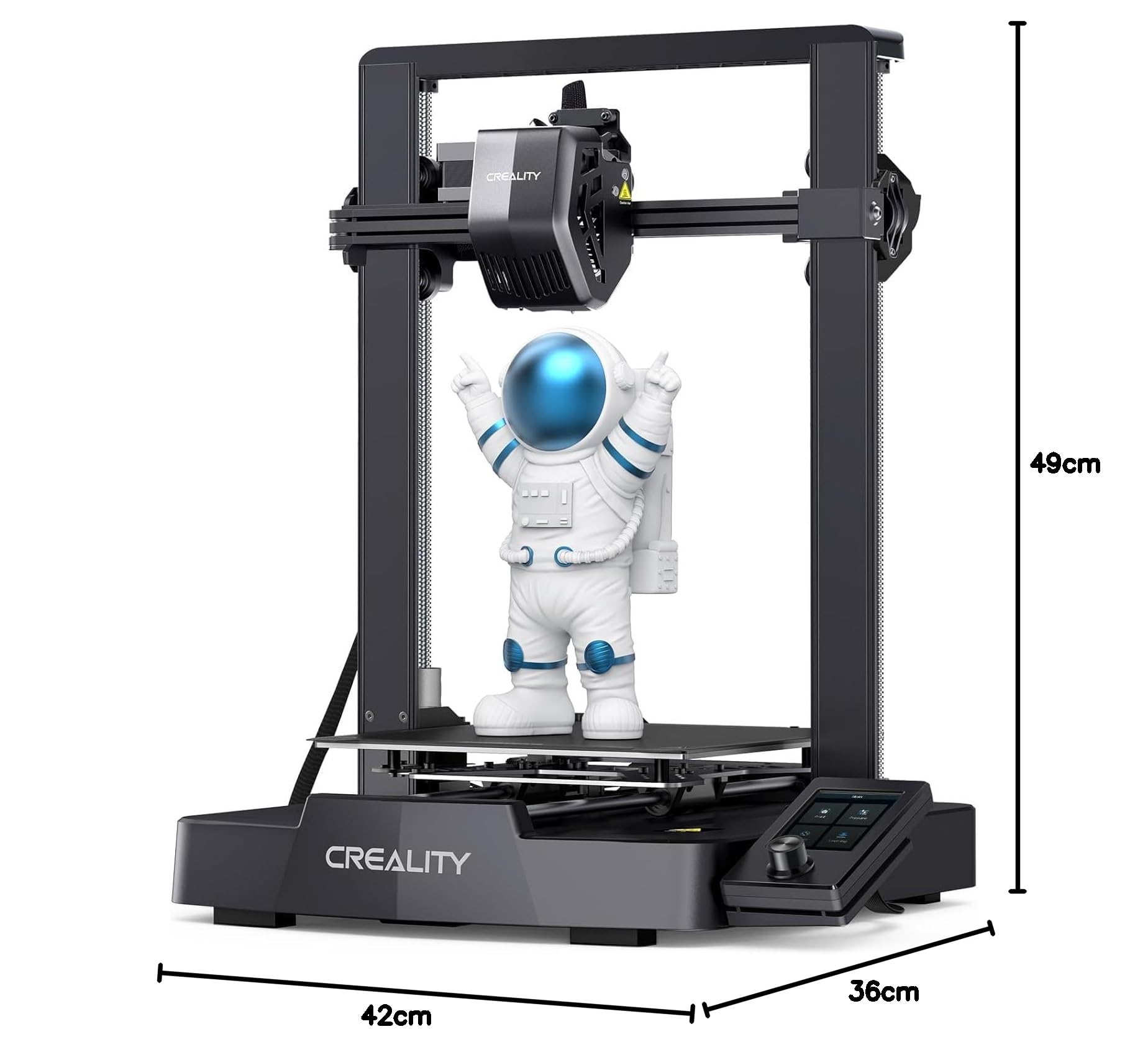 Creality Ender-3 V3 SE 3D-Drucker – Preiswerter 3D-Drucker für Einsteiger mit Auto-Nivellierung, Sprite Direct Extruder, 250 mm/s Druckgeschwindigkeit, 220 × 220 × 250 mm Bauraum