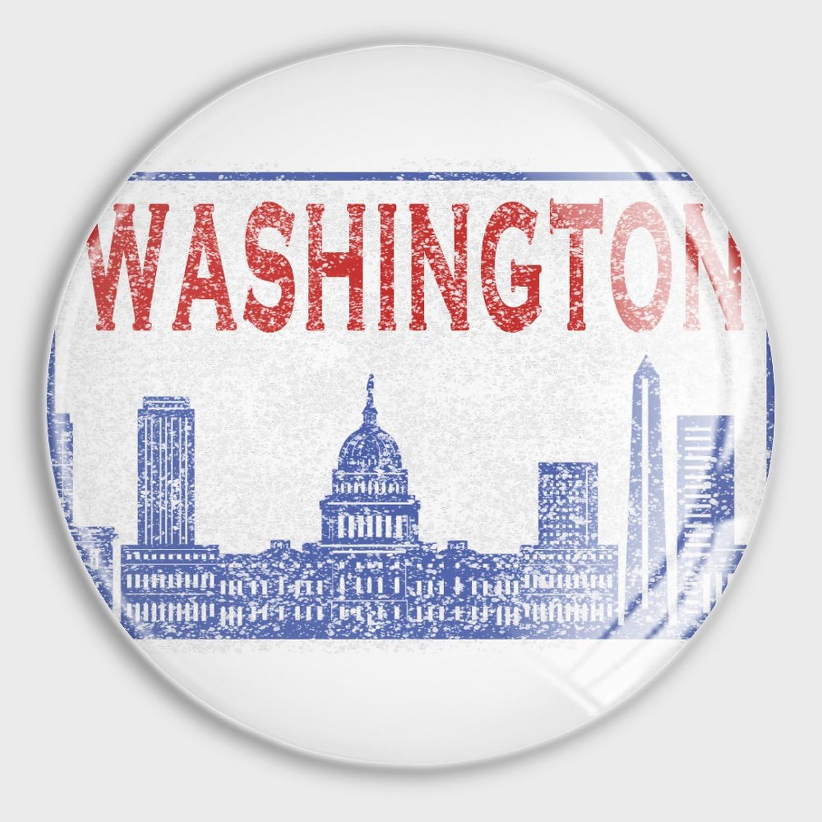 Aimants en verre de qualité supérieure souvenir de Washington pour maison