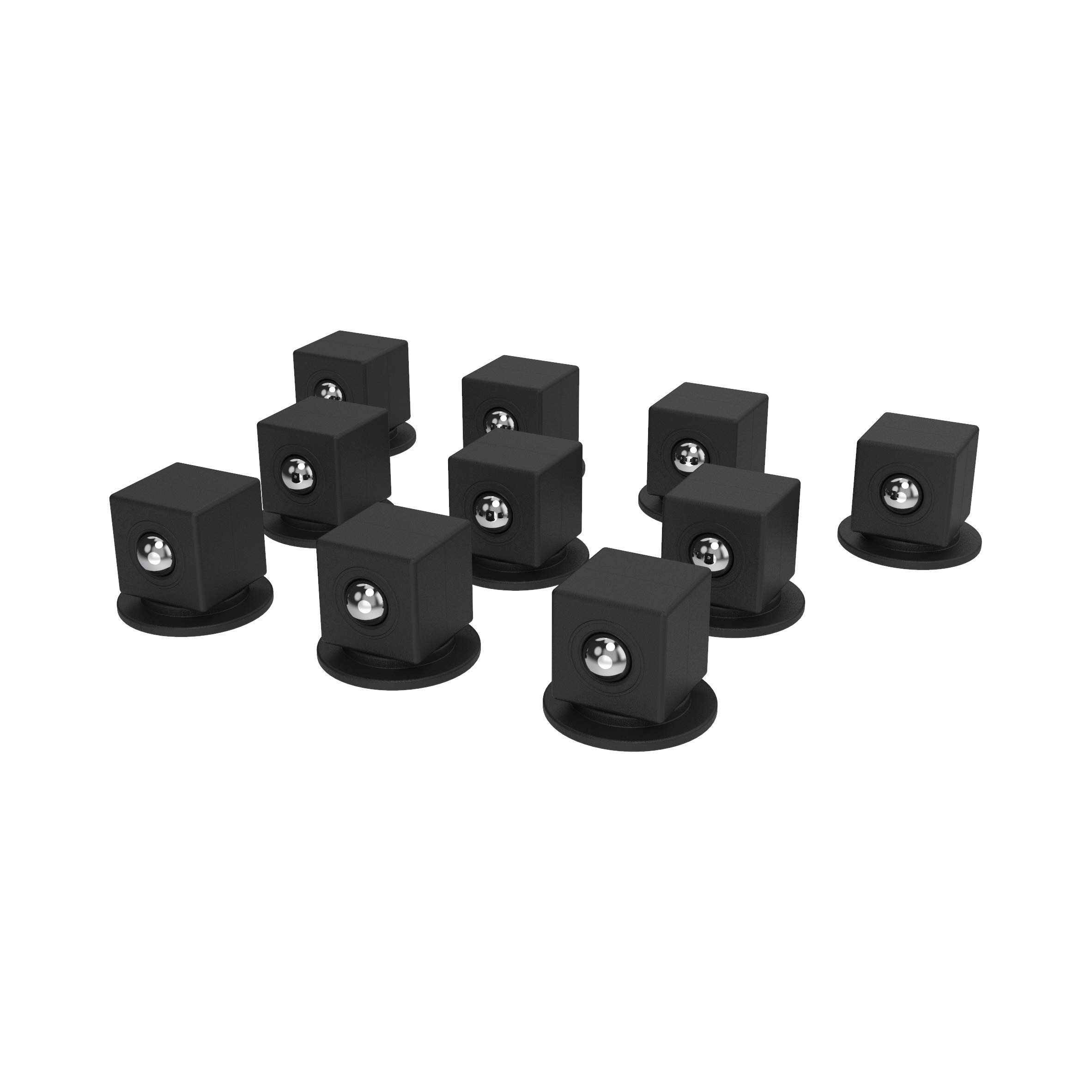 Precision Defined Aluminum Tool Socket Holder Replacement Clips, 1/2-Inch, 10-Pack, Spring Loaded Ball Bearing | Metric or SAE Sockets