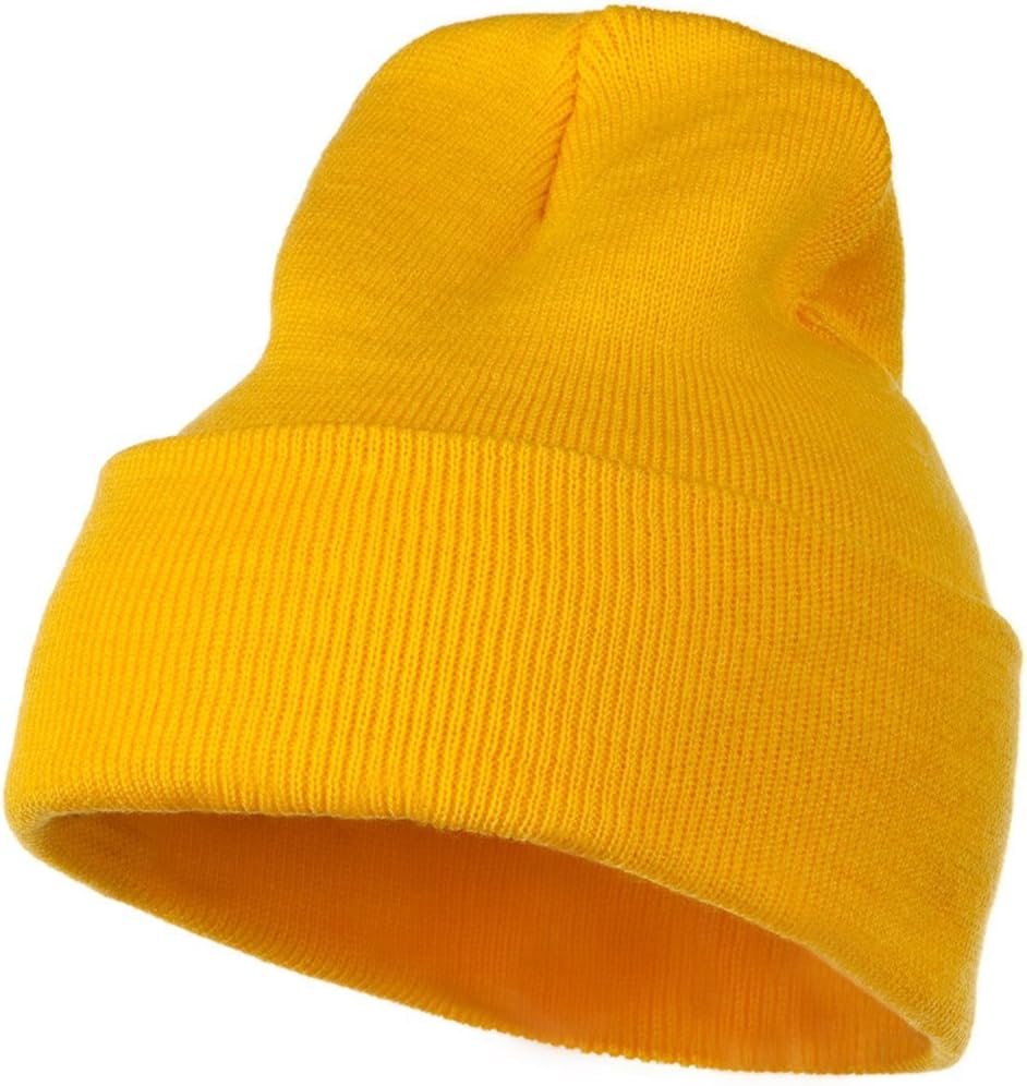 Mega CapMG 12 Inch Long Knitted Beanie