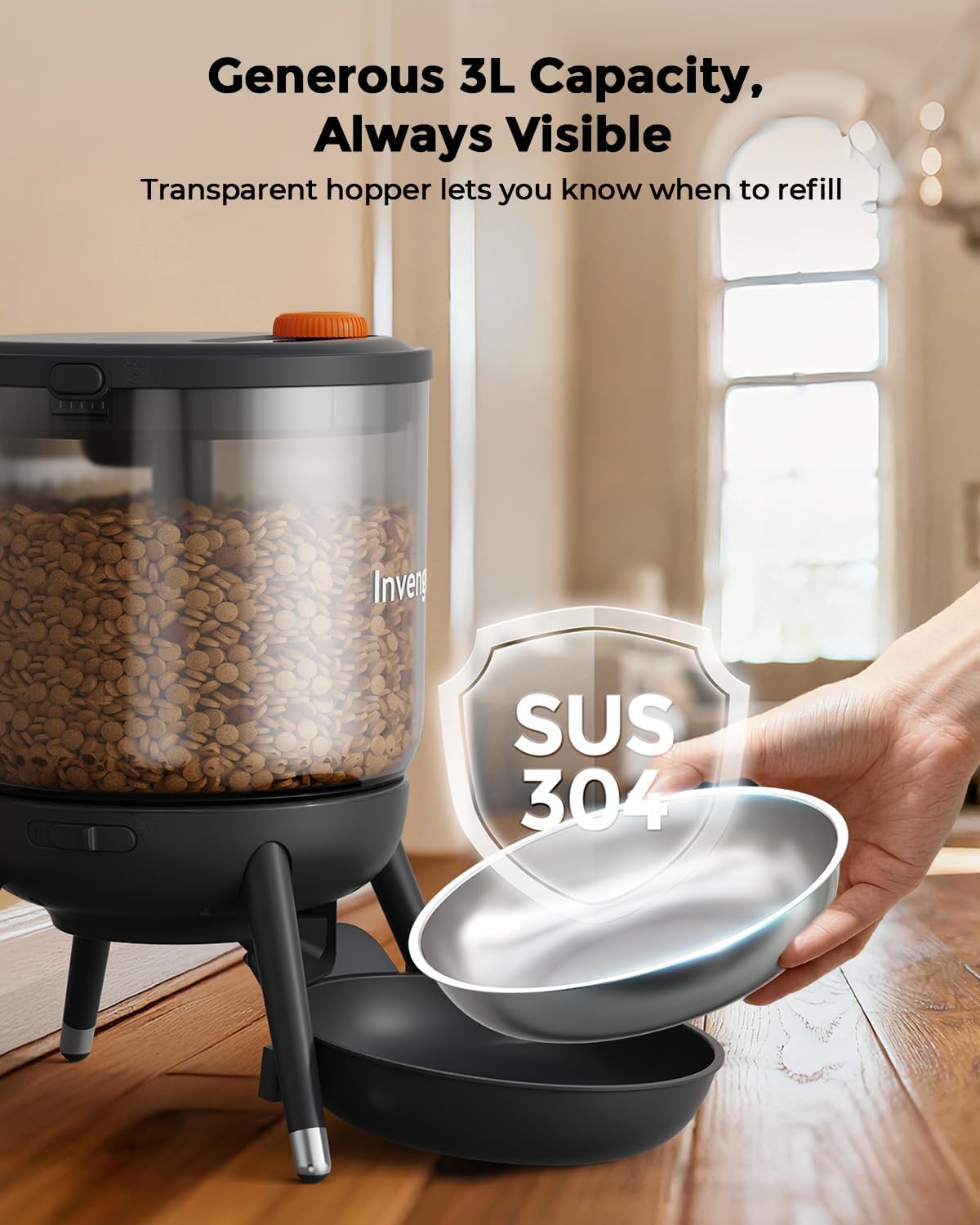 Invengo MeowServe B10 disassembled for cleaning