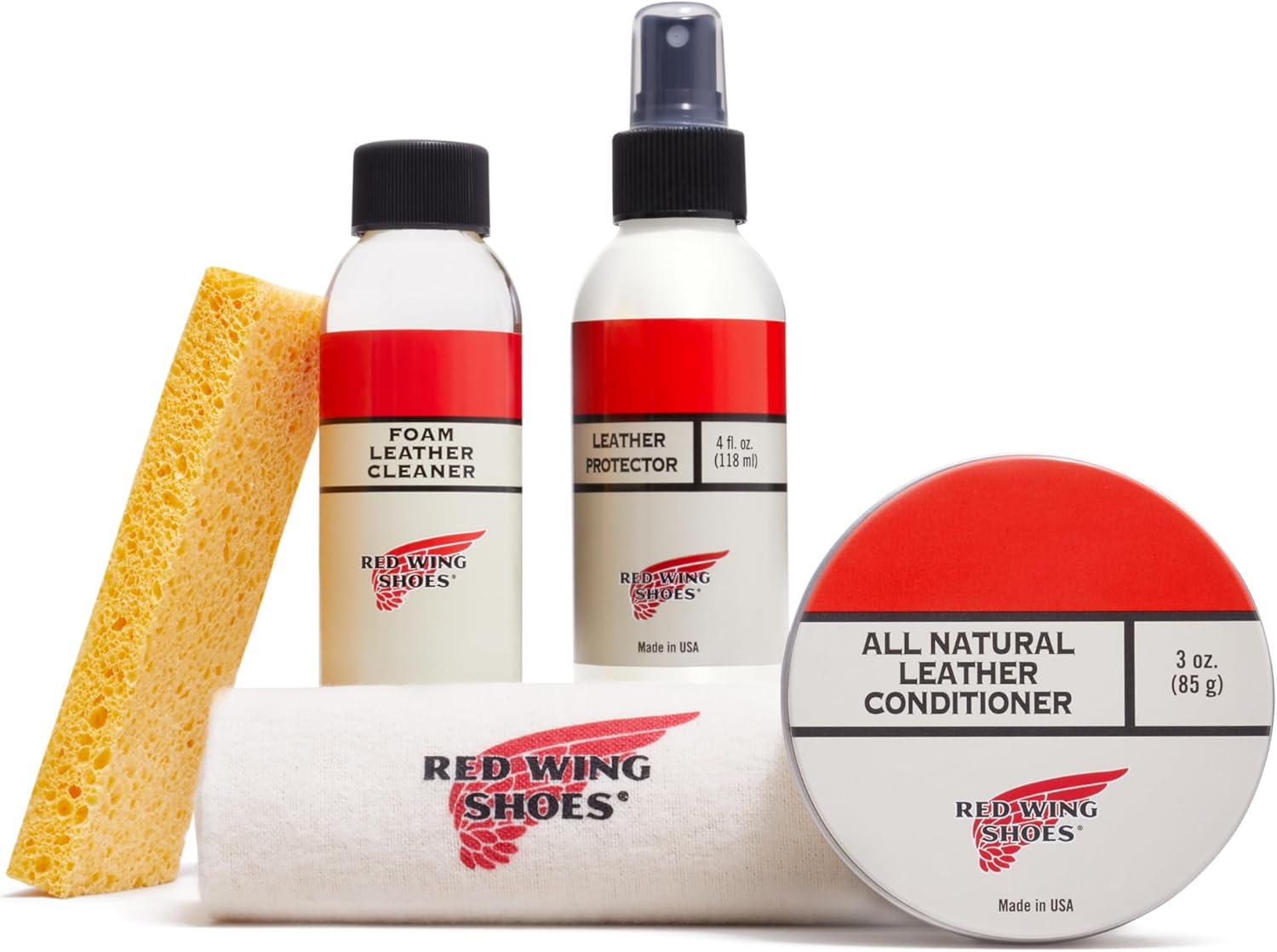 Red Wing Shoes Oil-Tanned Leather Care Kit