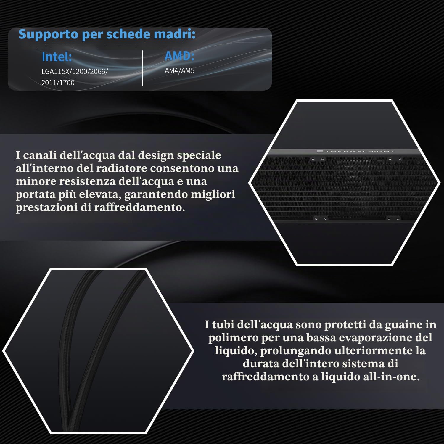 Thermalright Mjolnir Vision 360 ARGB - Raffreddatore a liquido per CPU AIO, schermo LCD IPS con risoluzione 320 x 240, per AM4/AM5 e LGA1700/1851, 3,5 pollici con assorbimento magnetico
