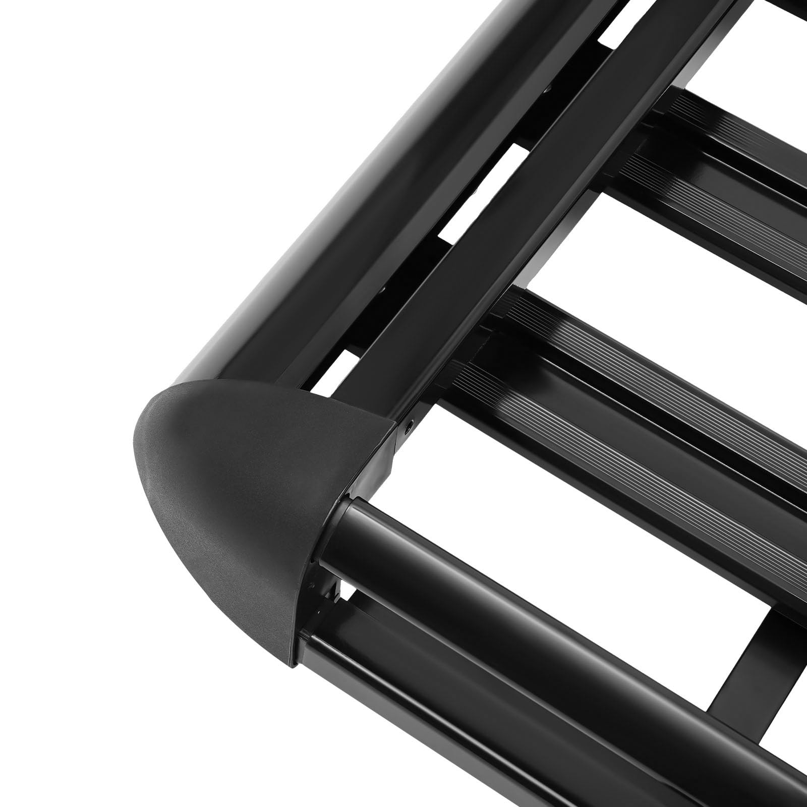 Universal Auto Dachständer,Gepäck Laderträger,Schwarzer Aluminium Dachträger 127x97 cm für SUV, hohe Traglast 68 kg,Für SUV Modelle mit eingebauten Gepäckträgern