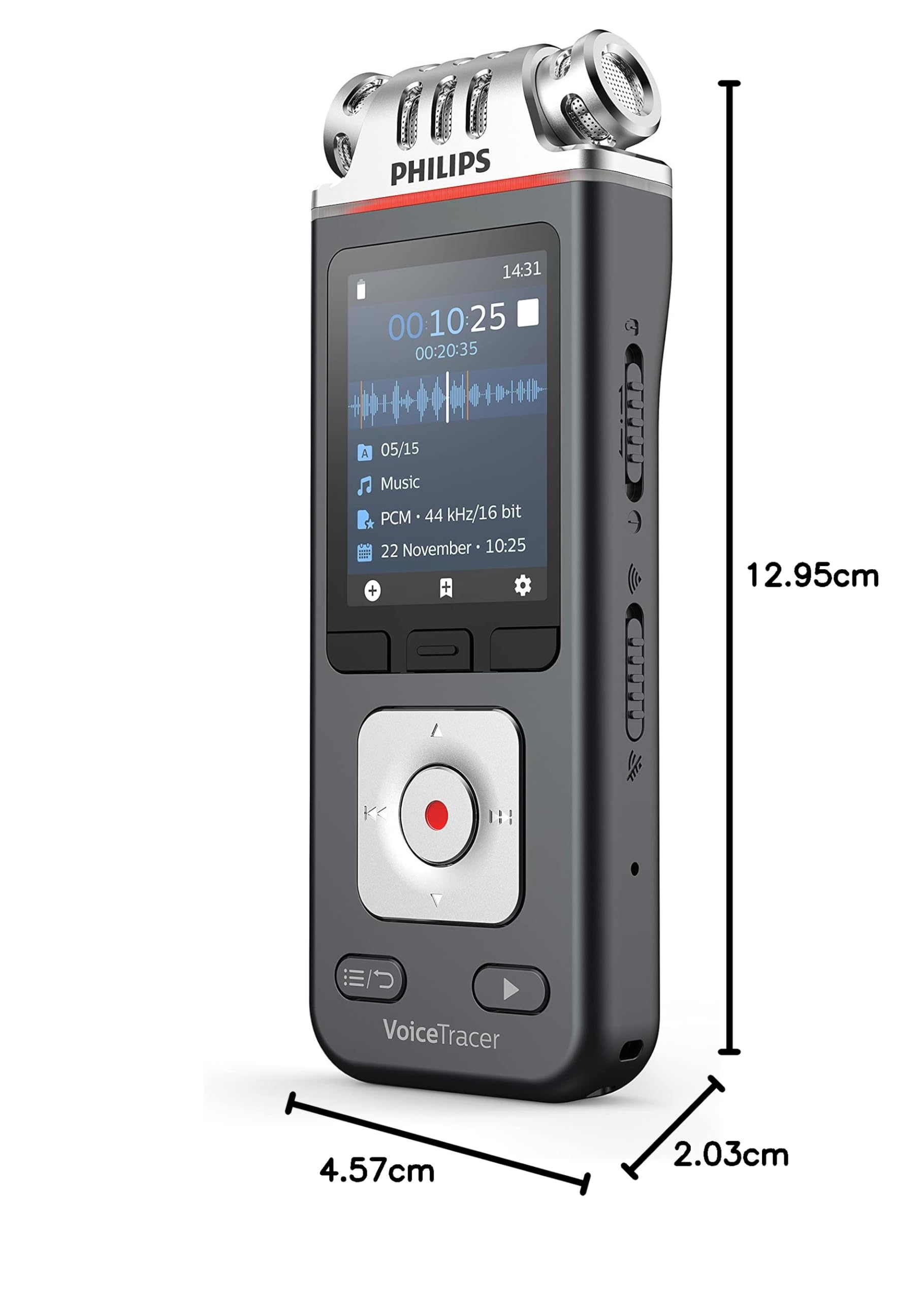 Philips Enregistreur Voicetracer réunion sur 360° Microphone de Surface Inlus DVT6110