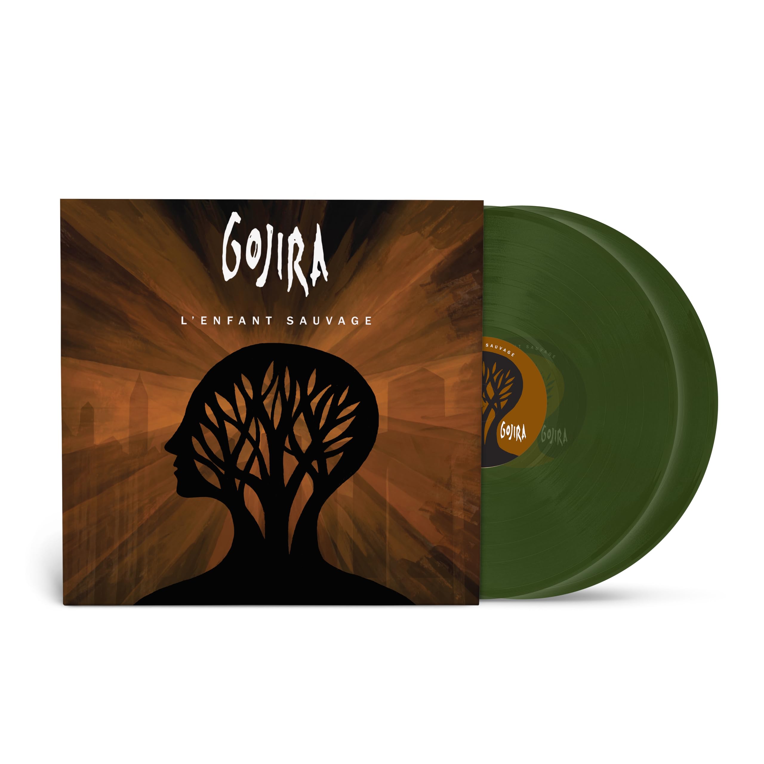 Gojira - L'Enfant Sauvage Forest Green Coloured Vinyl 2Lp Album Brand New Sealed